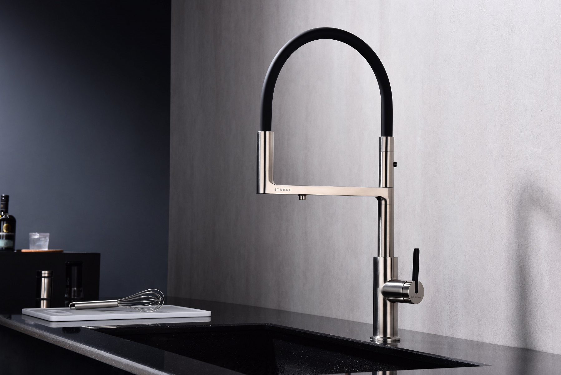 Превью картинка Смеситель для кухни Paulmark TORNADO To213402-BS Брашированная сталь #12