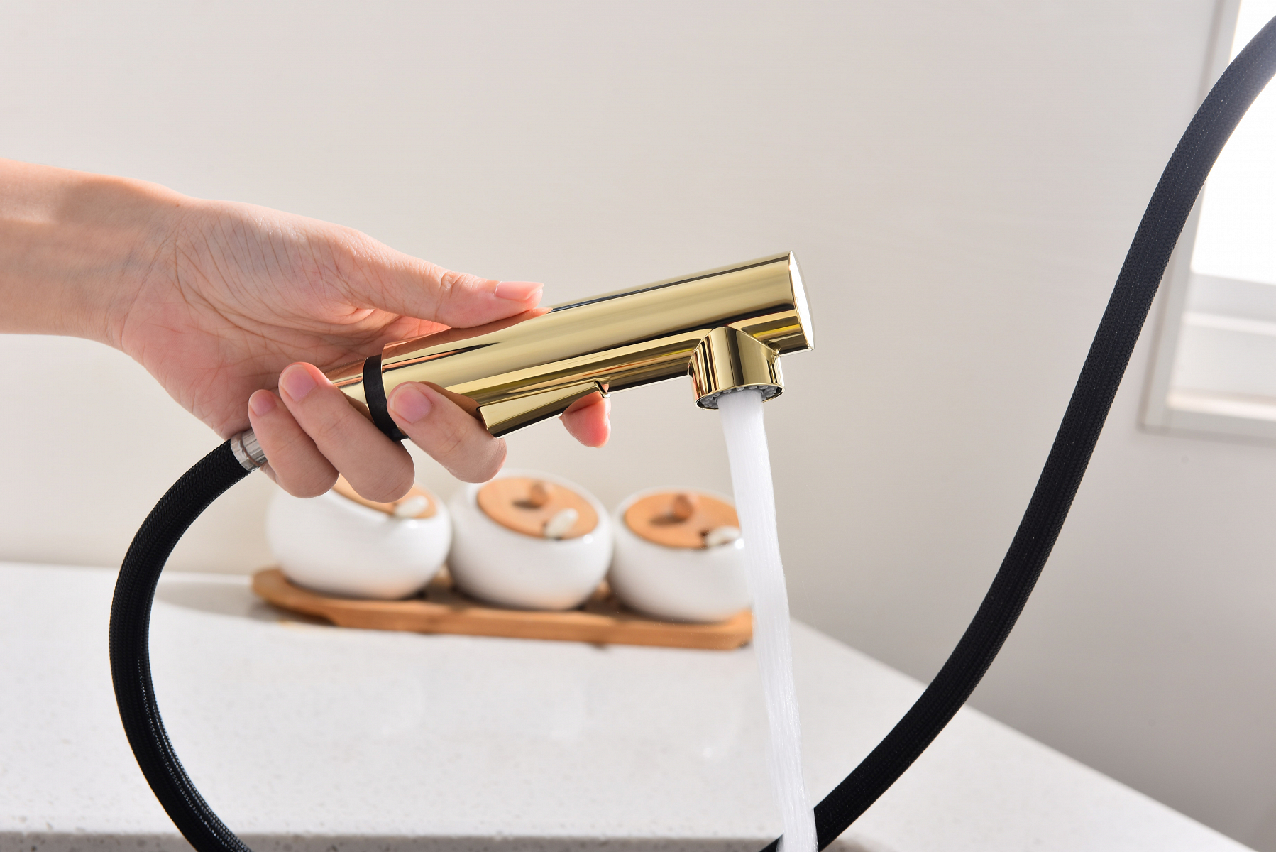 Превью картинка Смеситель для кухни Paulmark NEO Ne214419-G Золото G #8