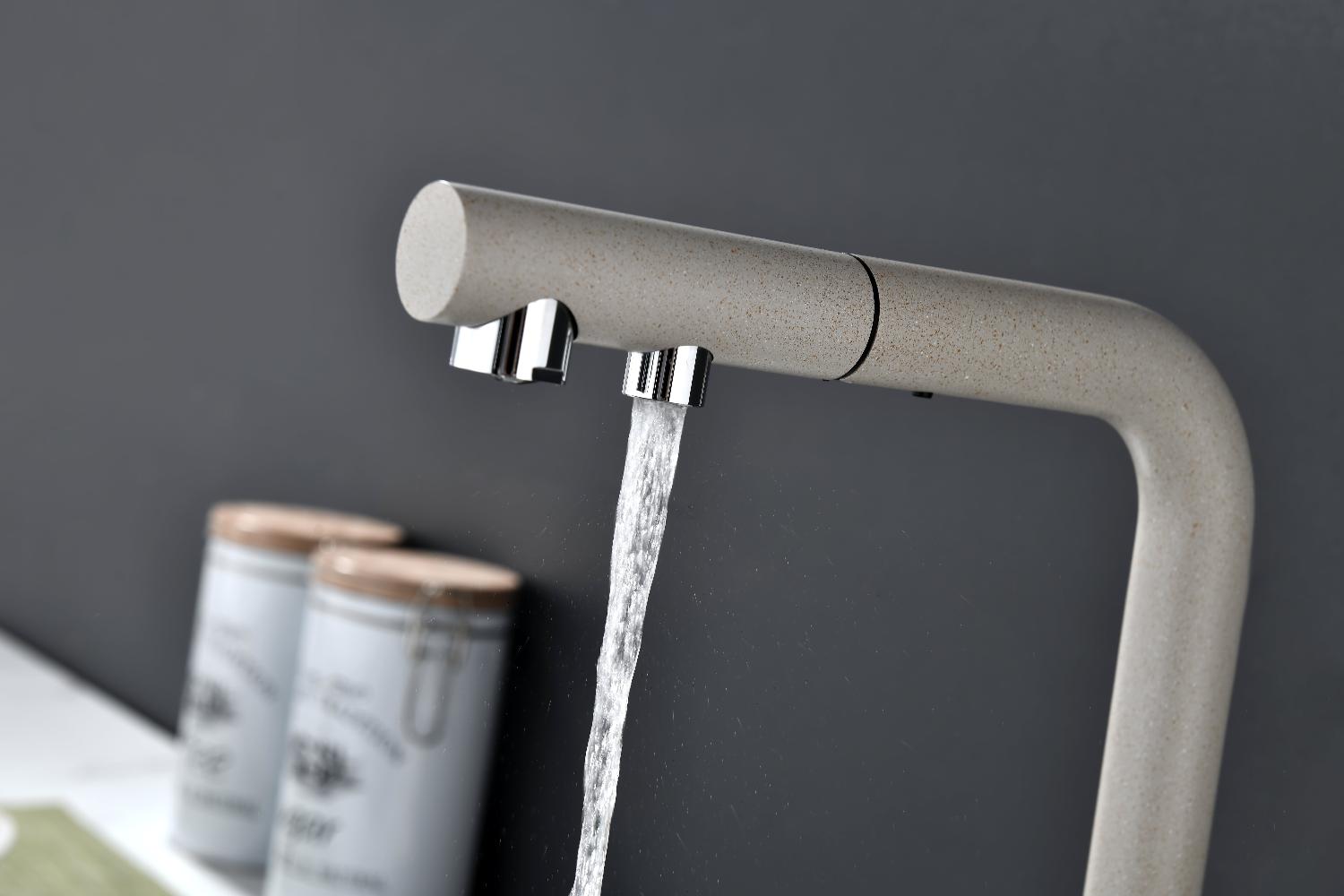 Превью картинка Смеситель для кухни Paulmark SERPENTINE Se213222-BE Бежевый #15