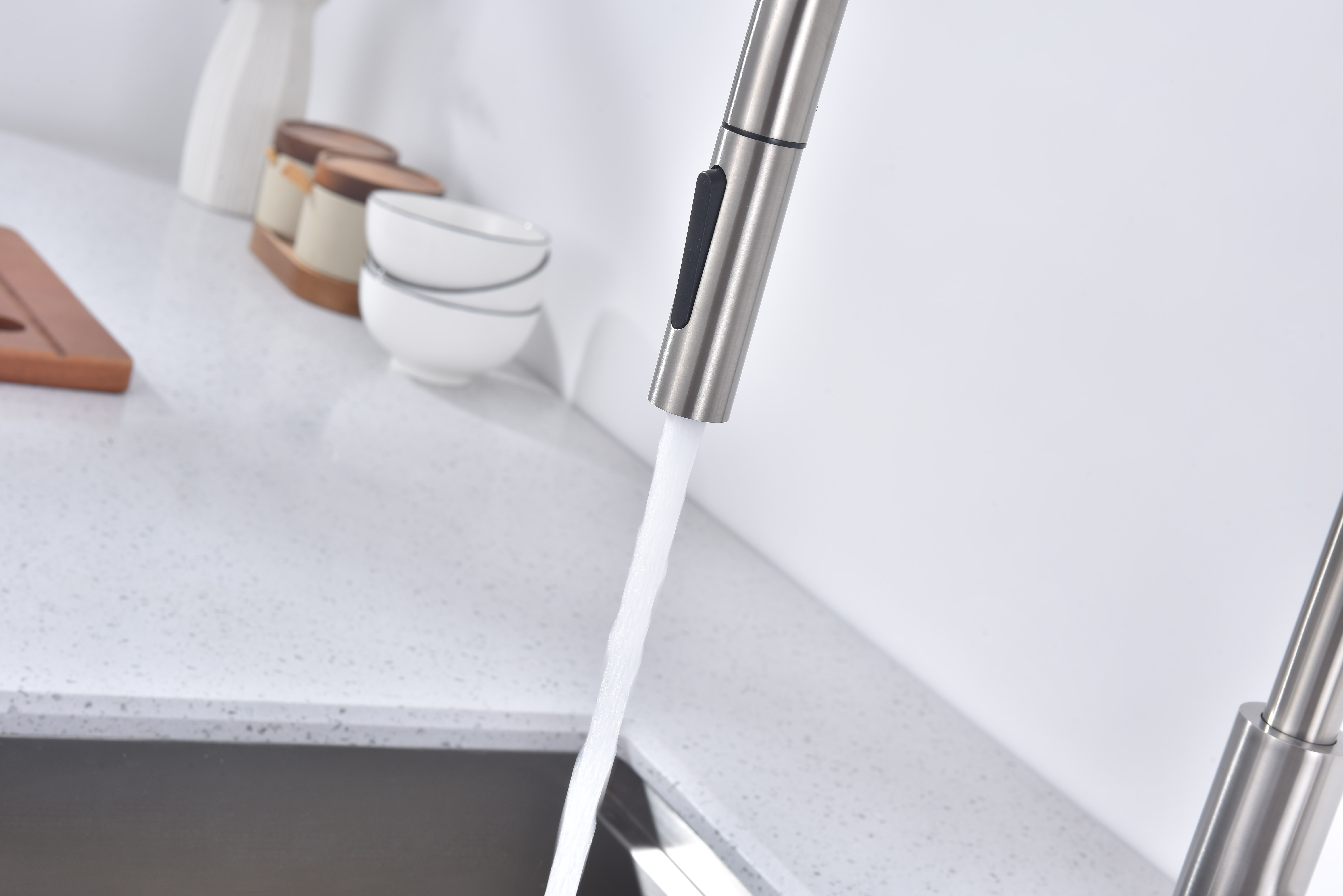 Превью картинка Смеситель для кухни Paulmark SENSO Se215180-BS Брашированная сталь #11