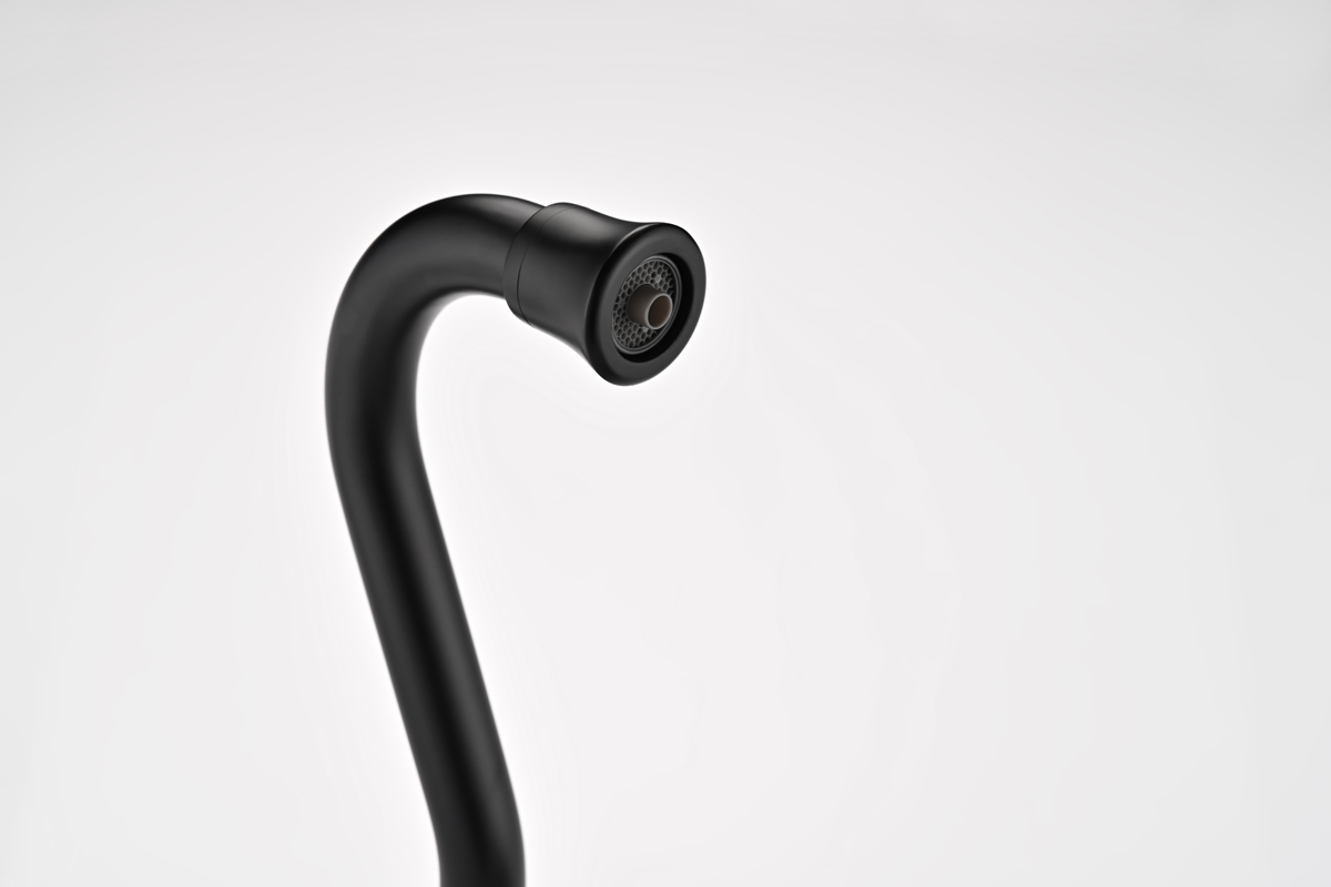 Превью картинка Смеситель для кухни Paulmark RETRO Re213226-AN Антрацит #4