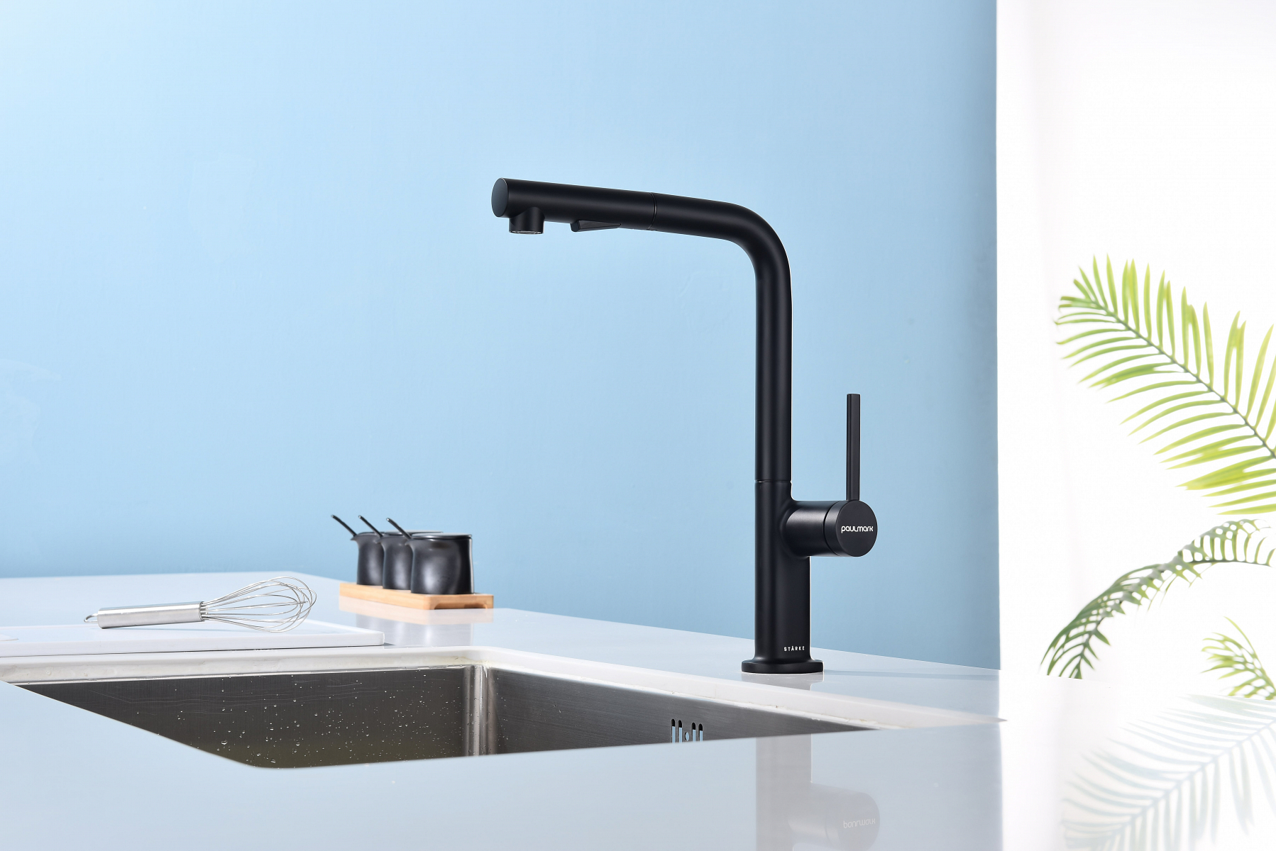 Превью картинка Смеситель для кухни Paulmark NEO Ne214419-AN Антрацит #5