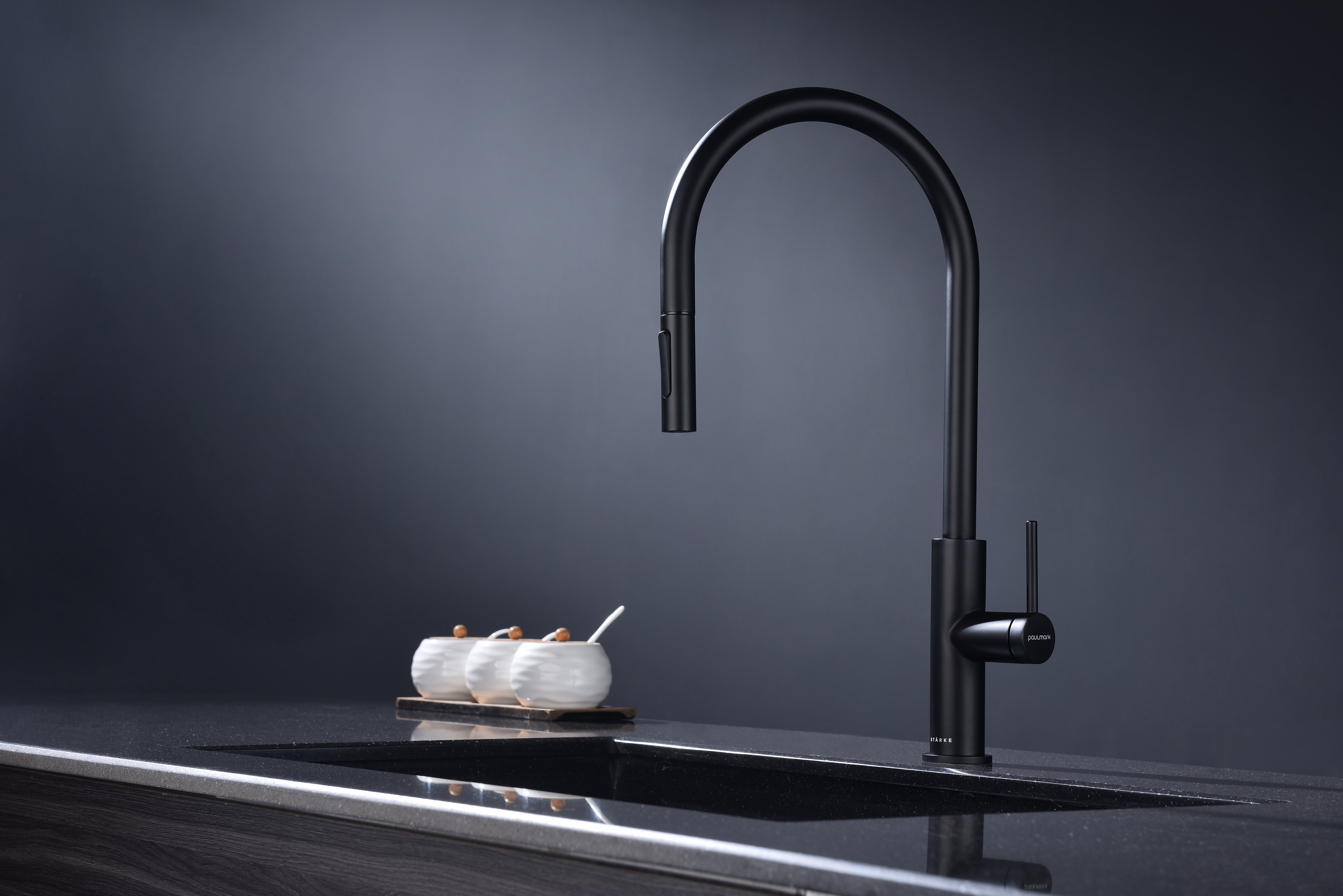 Превью картинка Смеситель для кухни Paulmark SENSO Se215180-AN Антрацит #3