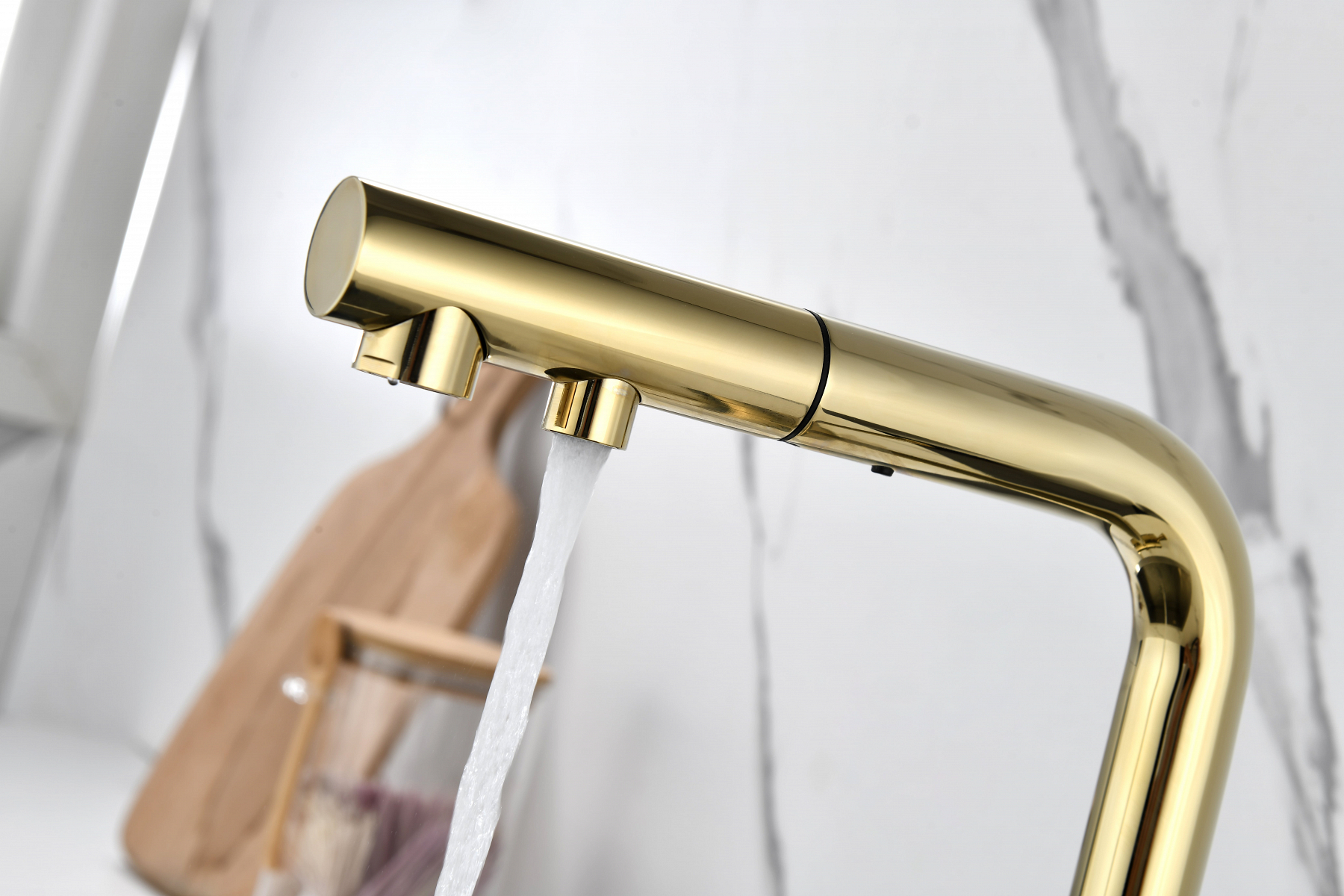 Превью картинка Смеситель для кухни Paulmark SERPENTINE Se213222-G Золото G #5