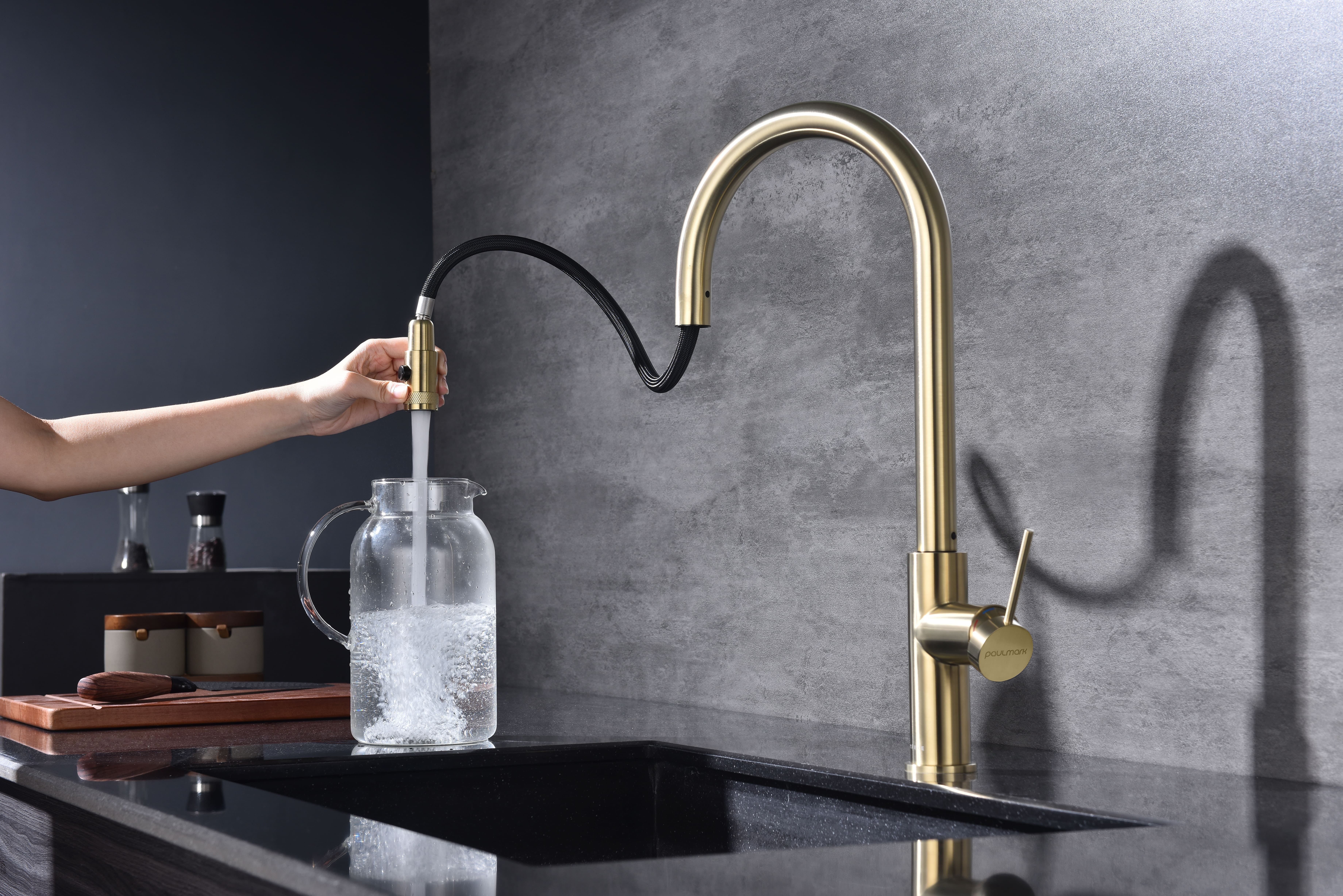 Превью картинка Смеситель для кухни Paulmark GALANT Ga213077-LG Светлое золото #9