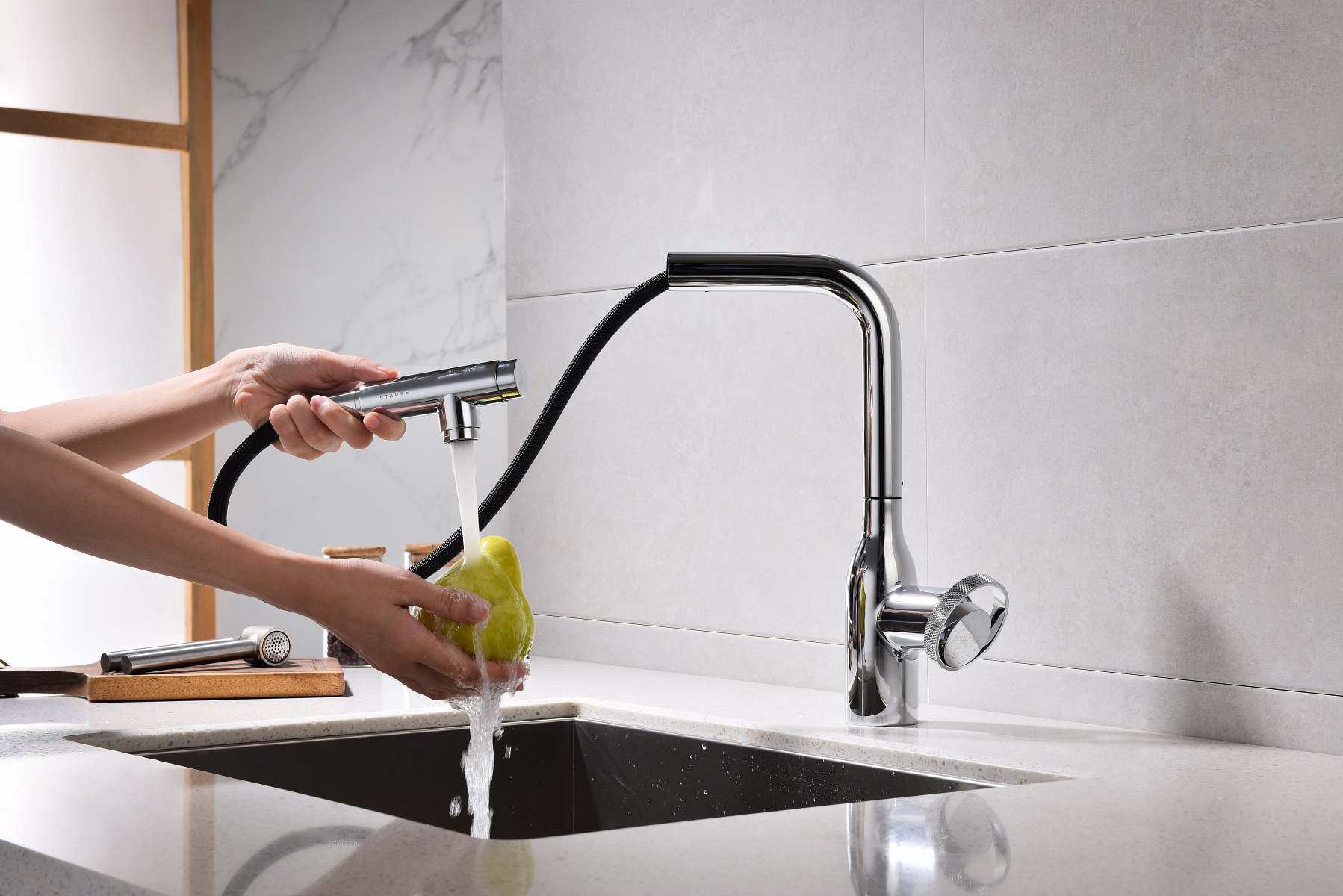 Превью картинка Смеситель для кухни Paulmark URBAN Ur213104-CR Хром CR #8