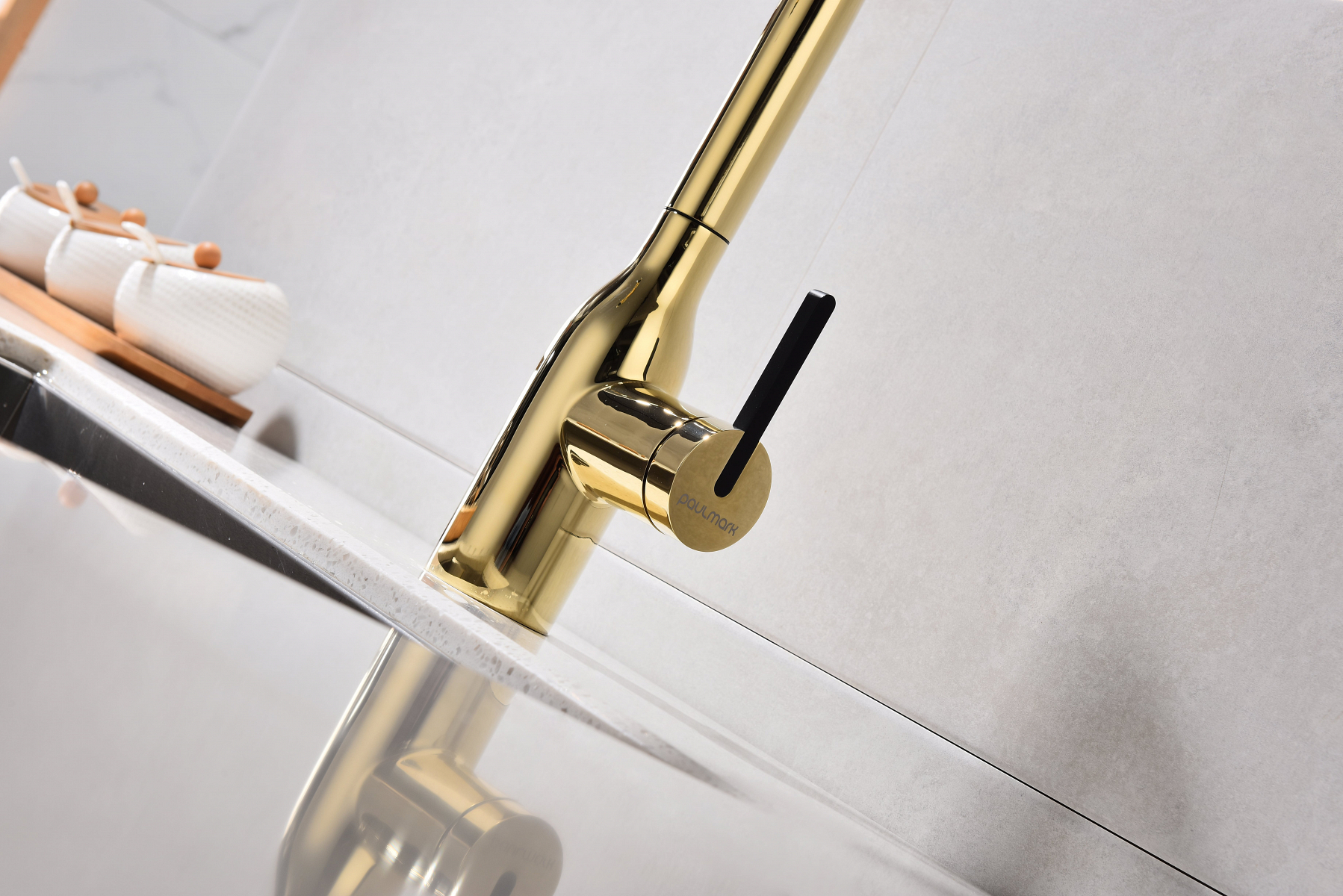 Превью картинка Смеситель для кухни Paulmark VIPER Vi213105-G Золото G #14