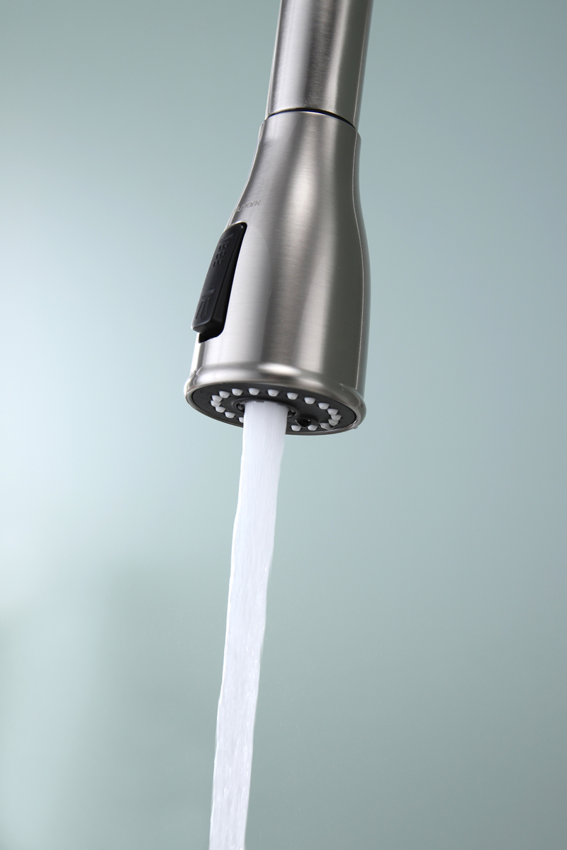 Превью картинка Смеситель для кухни Paulmark LANGE La214212-BS Брашированная сталь #9