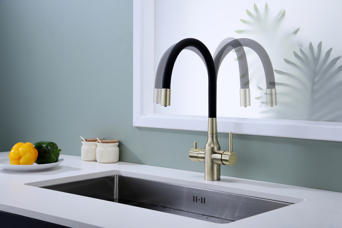 Превью картинка Смеситель для кухни Paulmark SALIX Sa213419-BR Бронза BR #7