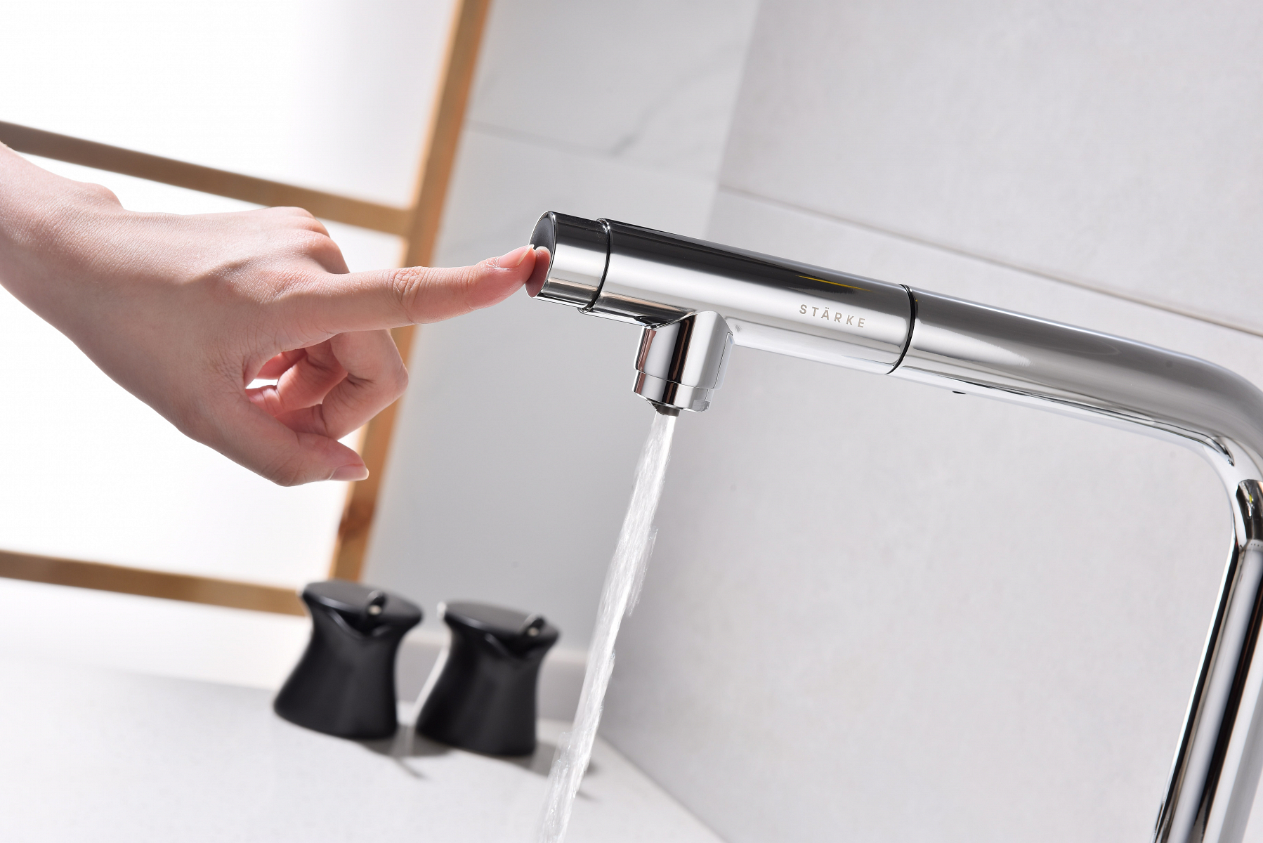 Превью картинка Смеситель для кухни Paulmark VIPER Vi213105-CR Хром CR #12