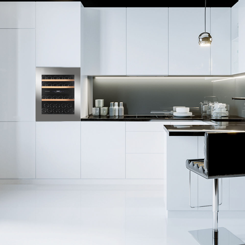 Превью картинка Шкаф винный встраиваемый Винный холодильник (шкаф) компрессорный Dunavox DAVG-32.80DSS.ТО #3