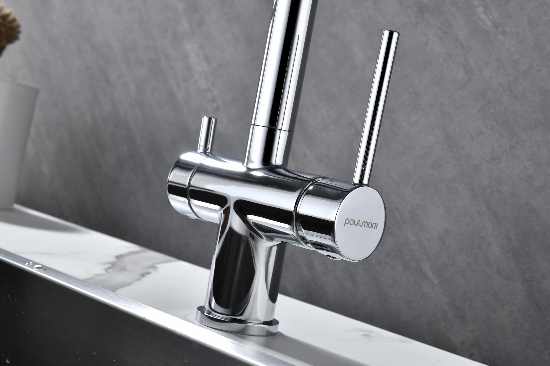 Превью картинка Смеситель для кухни Paulmark SERPENTINE Se213222-CR Хром CR #13