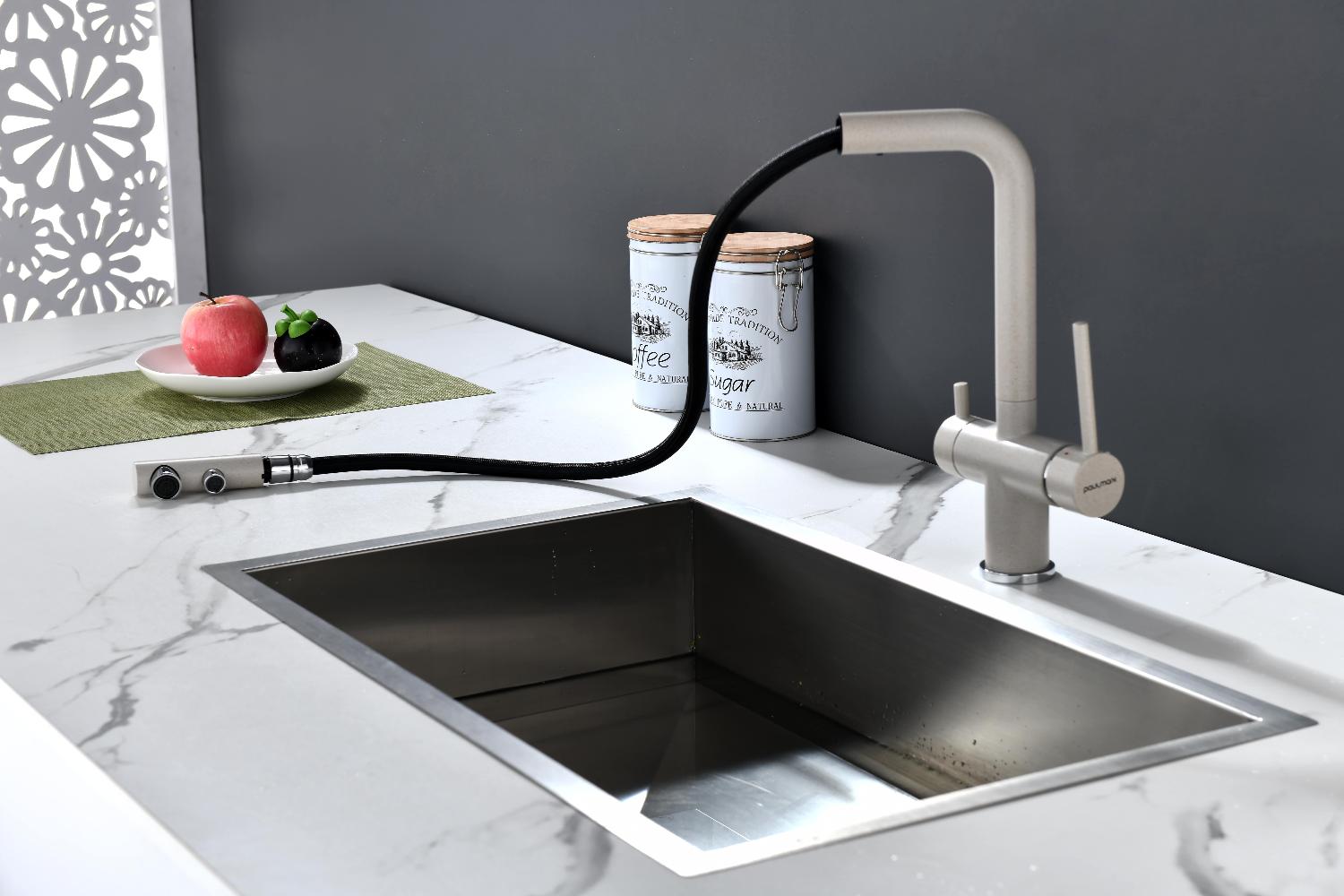 Превью картинка Смеситель для кухни Paulmark SERPENTINE Se213222-BE Бежевый #4