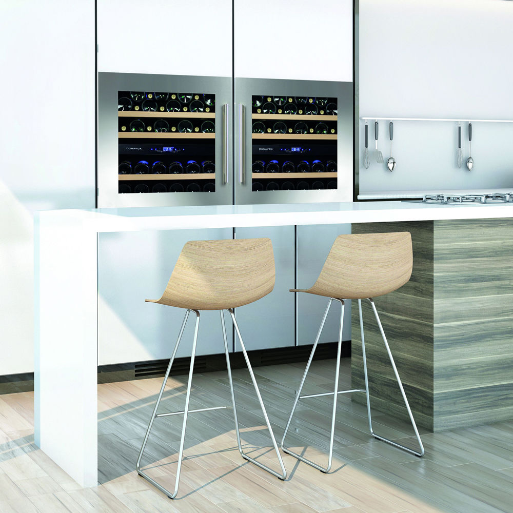 Превью картинка Шкаф винный встраиваемый Винный холодильник (шкаф) компрессорный Dunavox DAVS-25.63DSS #4