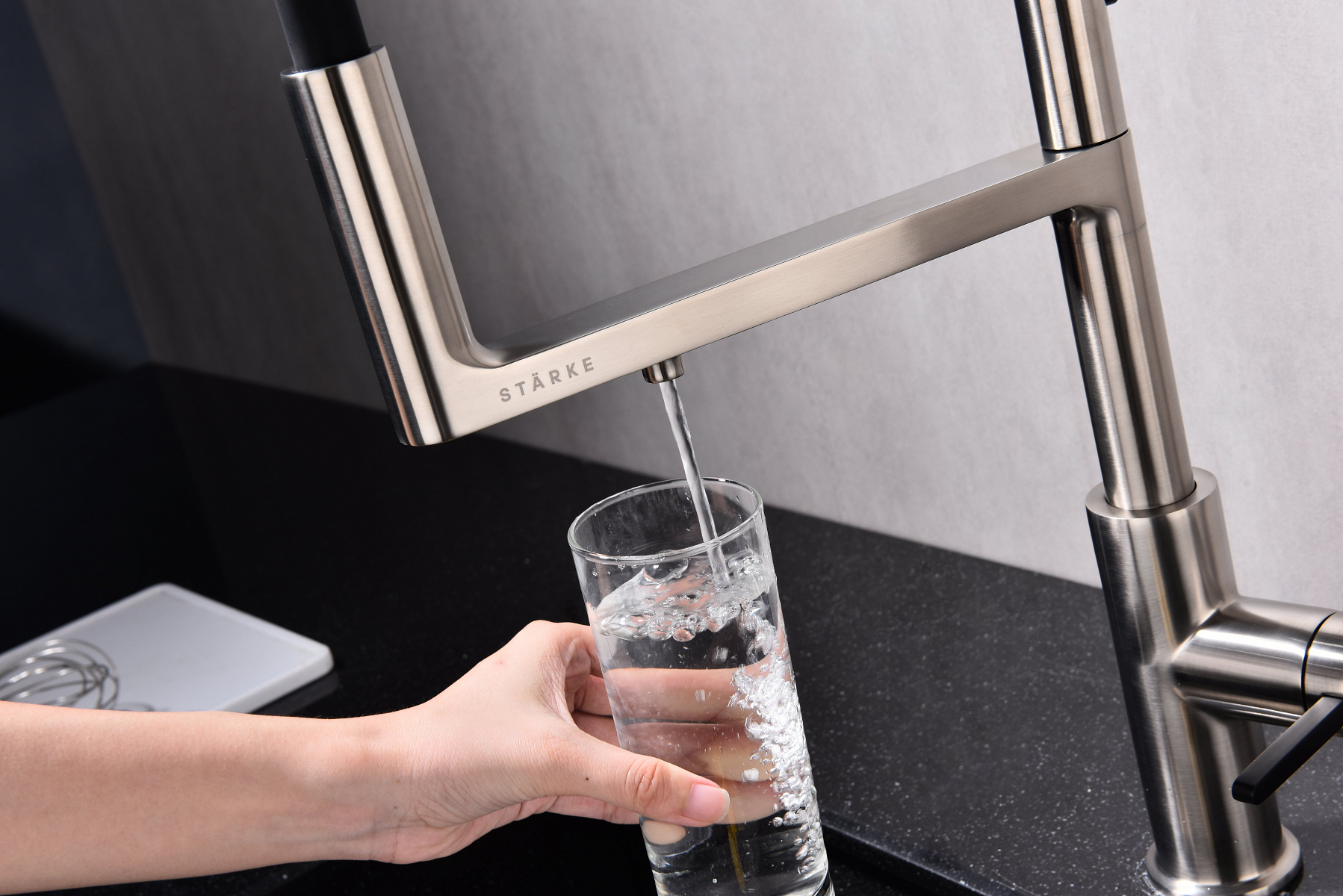 Превью картинка Смеситель для кухни Paulmark TORNADO To213402-BS Брашированная сталь #9