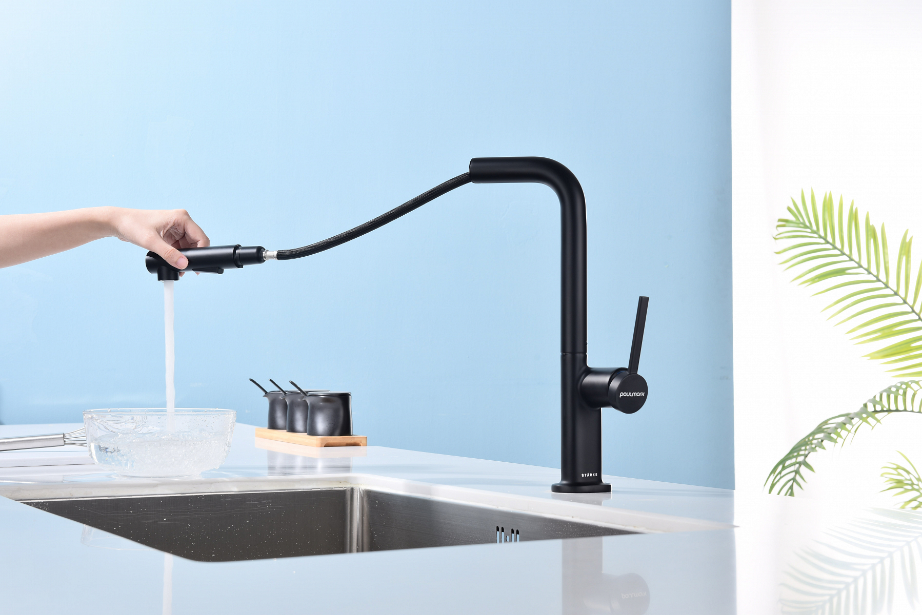 Превью картинка Смеситель для кухни Paulmark NEO Ne214419-AN Антрацит #9