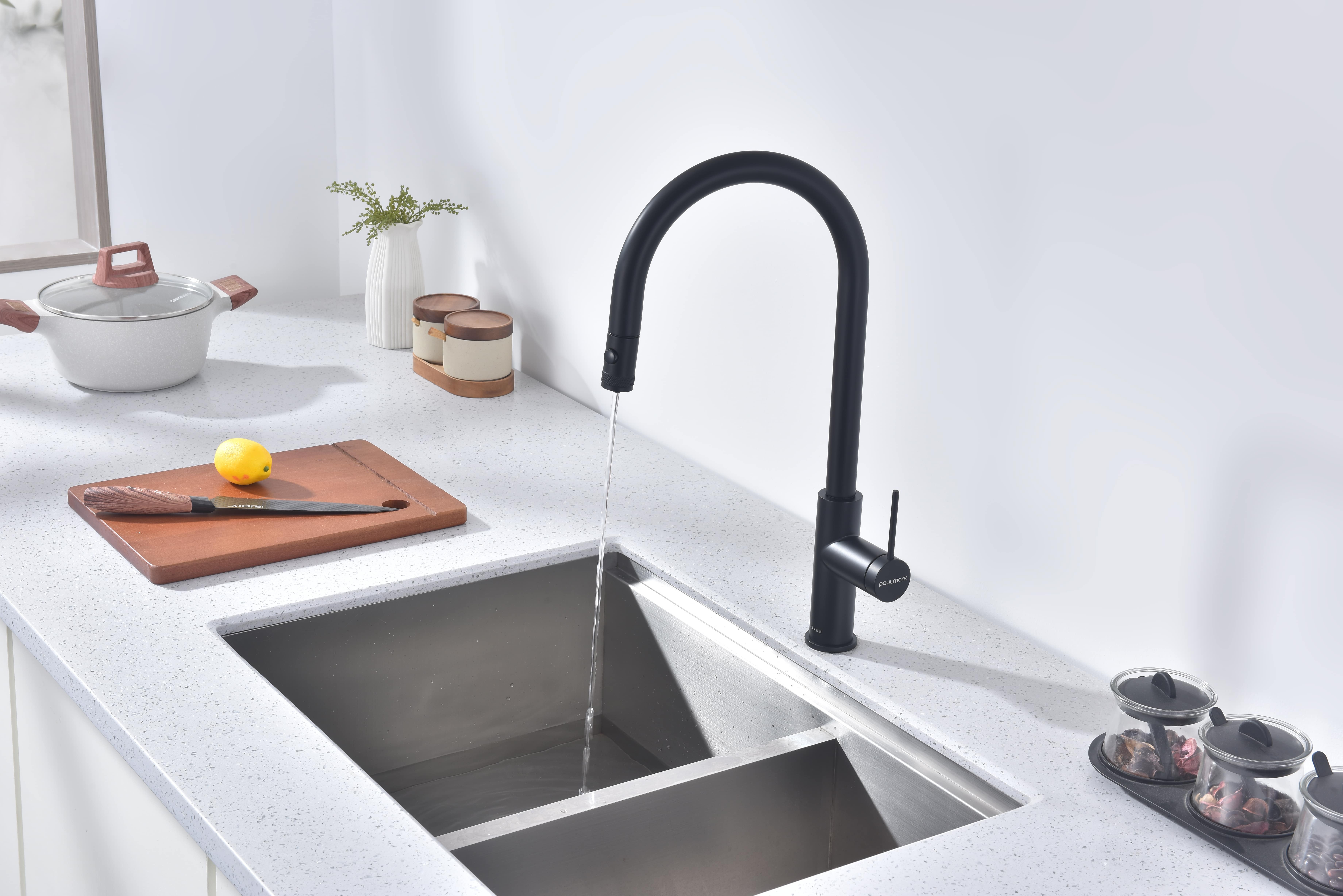 Превью картинка Смеситель для кухни Paulmark GALANT Ga213077-AN Антрацит #4