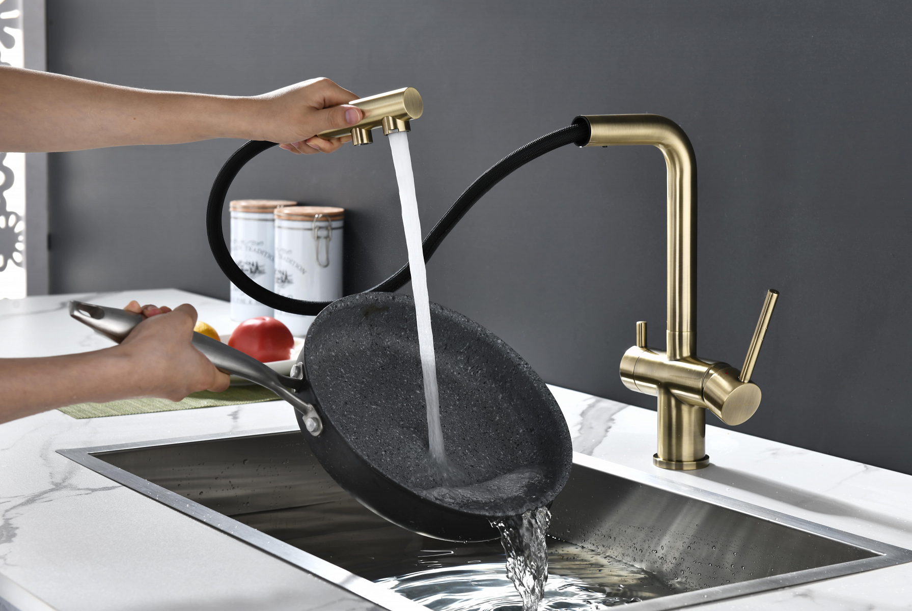 Превью картинка Смеситель для кухни Paulmark SERPENTINE Se213222-BR Бронза BR #8