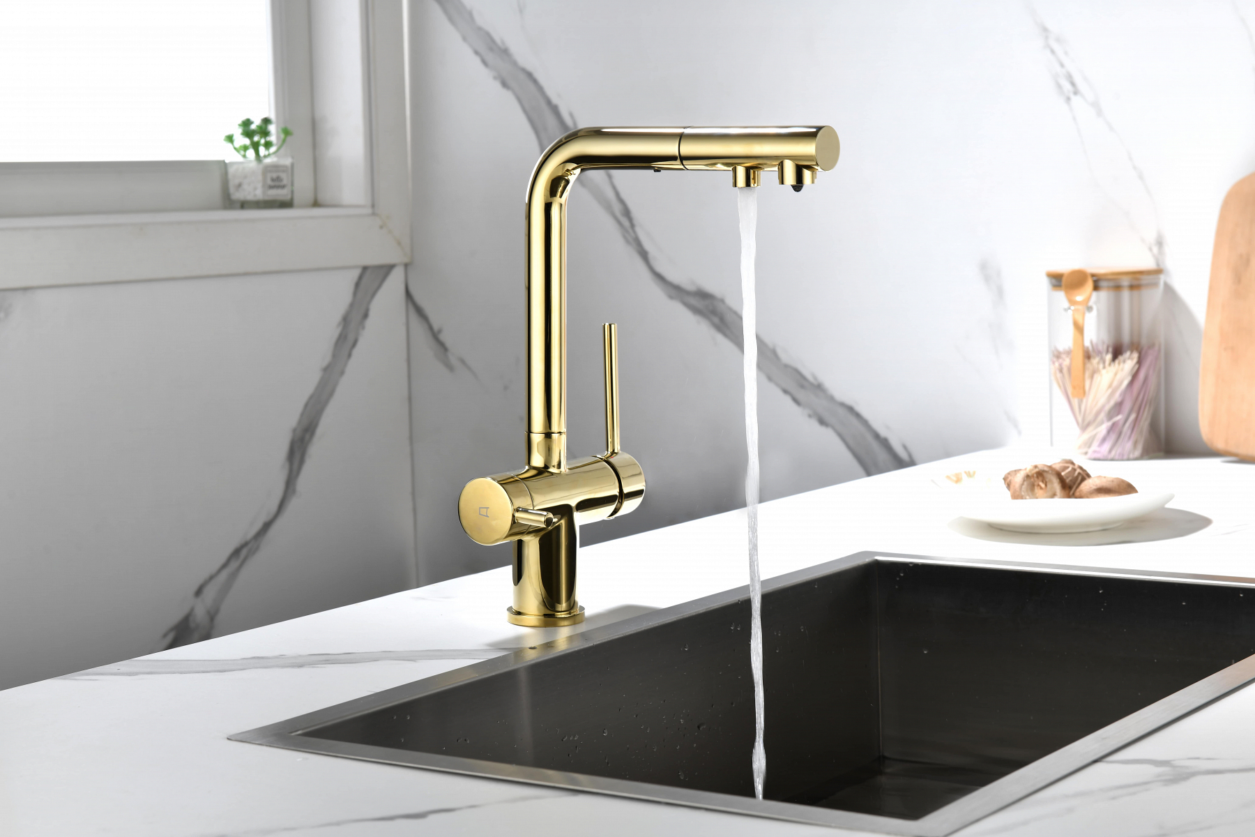 Превью картинка Смеситель для кухни Paulmark SERPENTINE Se213222-G Золото G #18