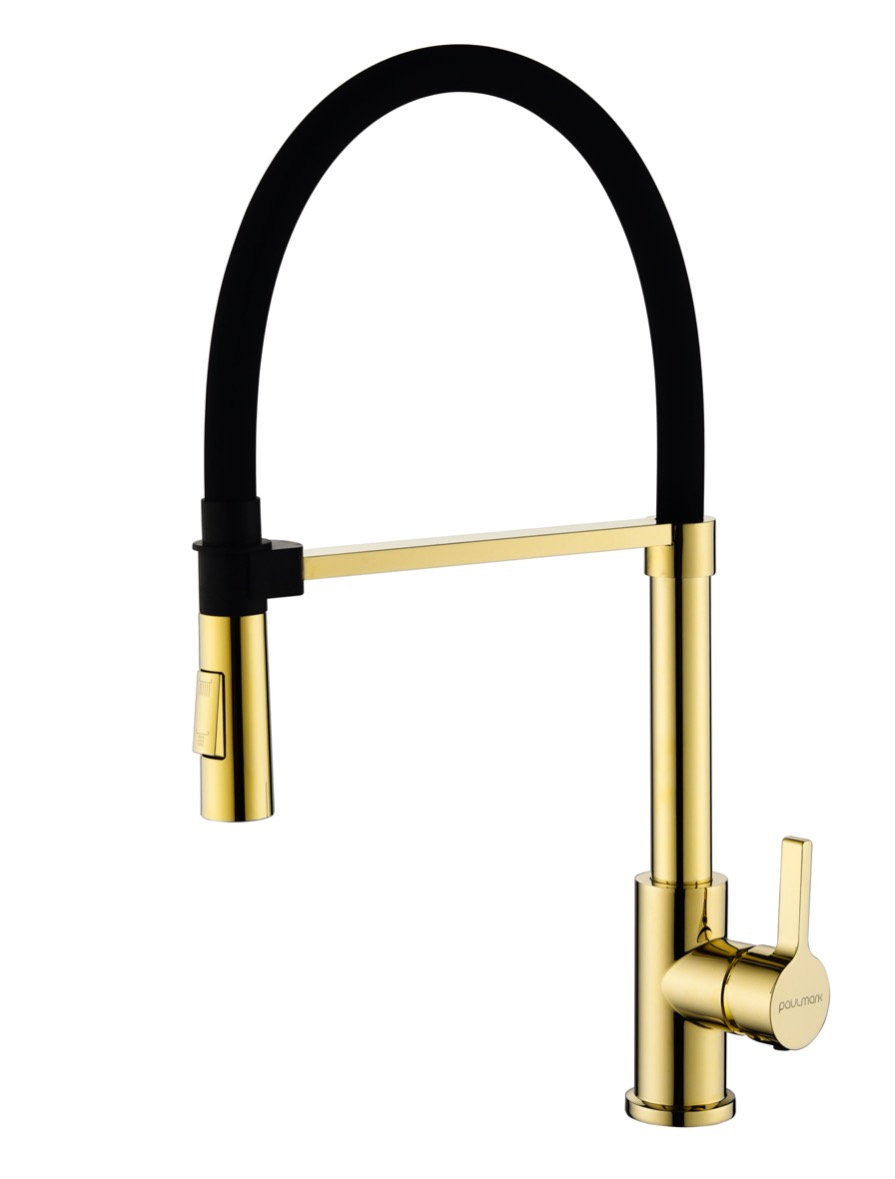Превью картинка Смеситель для кухни Paulmark HALT Ha214021-G Золото G #2