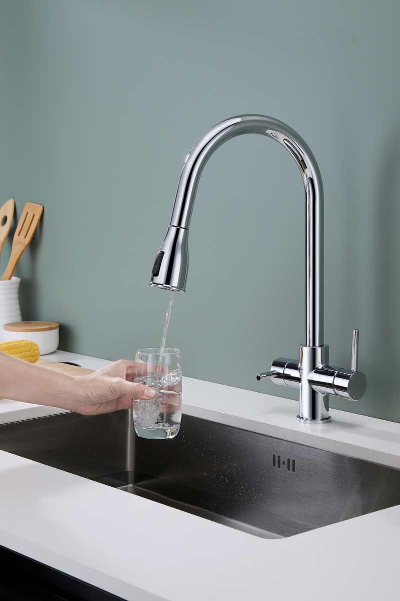 Превью картинка Смеситель для кухни Paulmark LANGE La214212-CR Хром CR #6