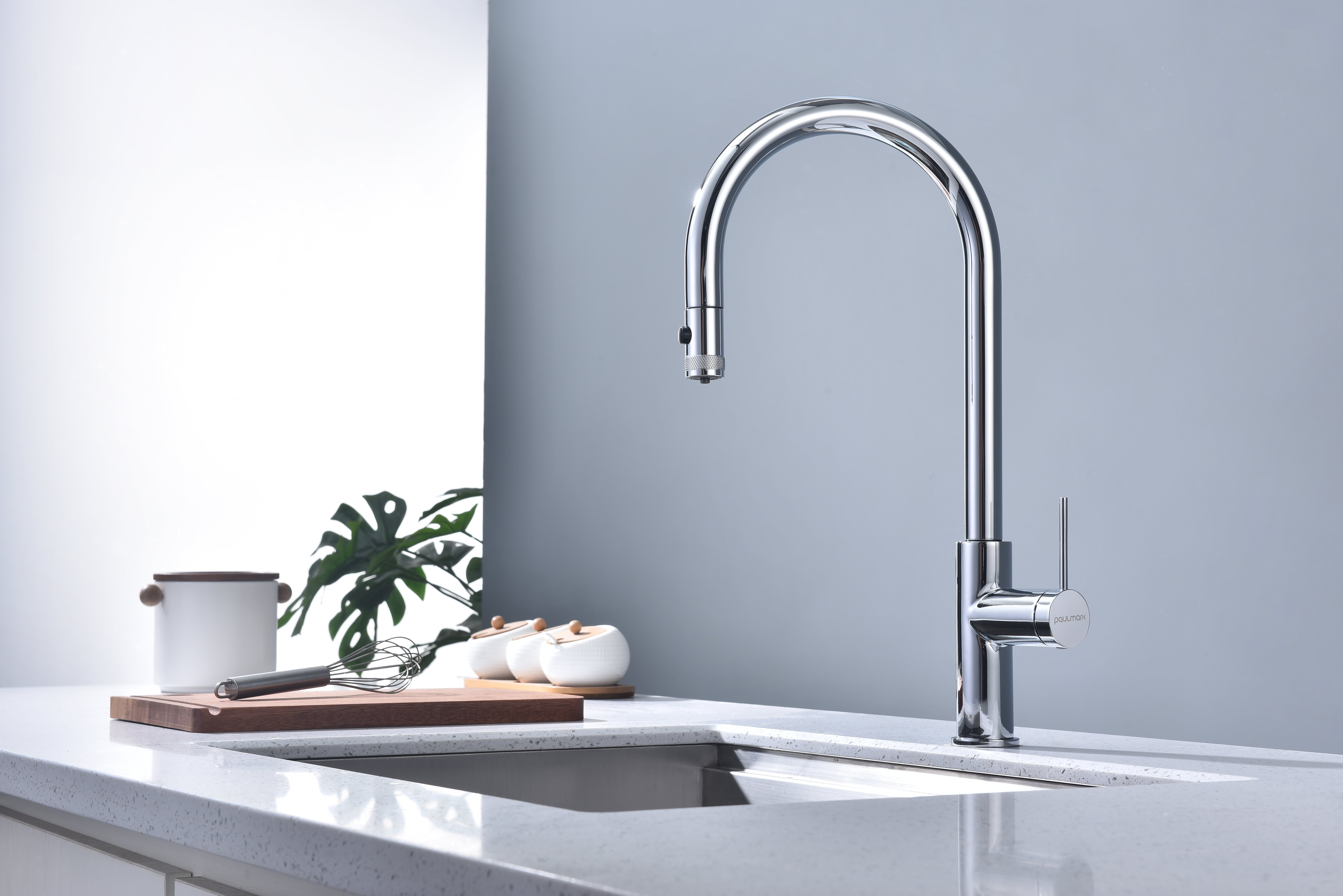 Превью картинка Смеситель для кухни Paulmark GALANT Ga213077-CR Хром CR #3