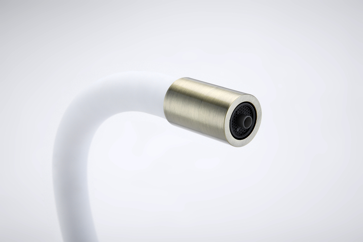 Превью картинка Смеситель для кухни Paulmark SALIX Sa213419-BRw Бронза / белый #10