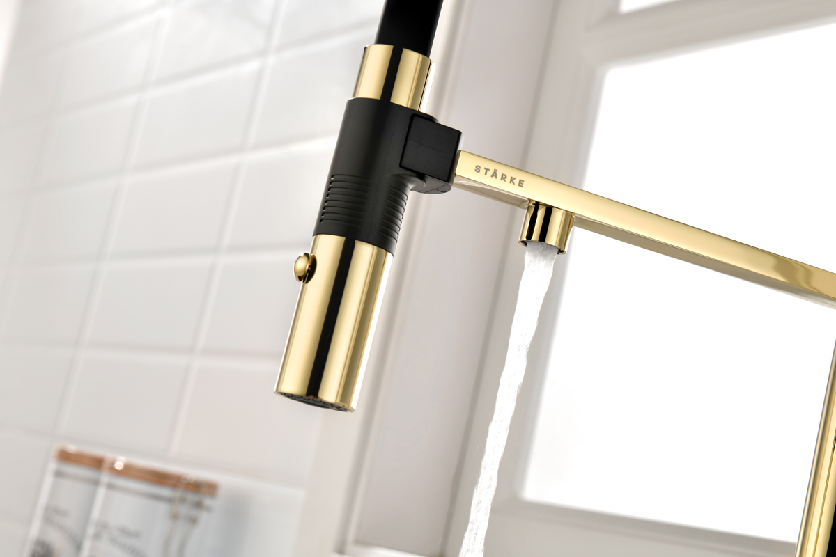 Превью картинка Смеситель для кухни Paulmark GRAVITY Gr213888-G Золото G #11