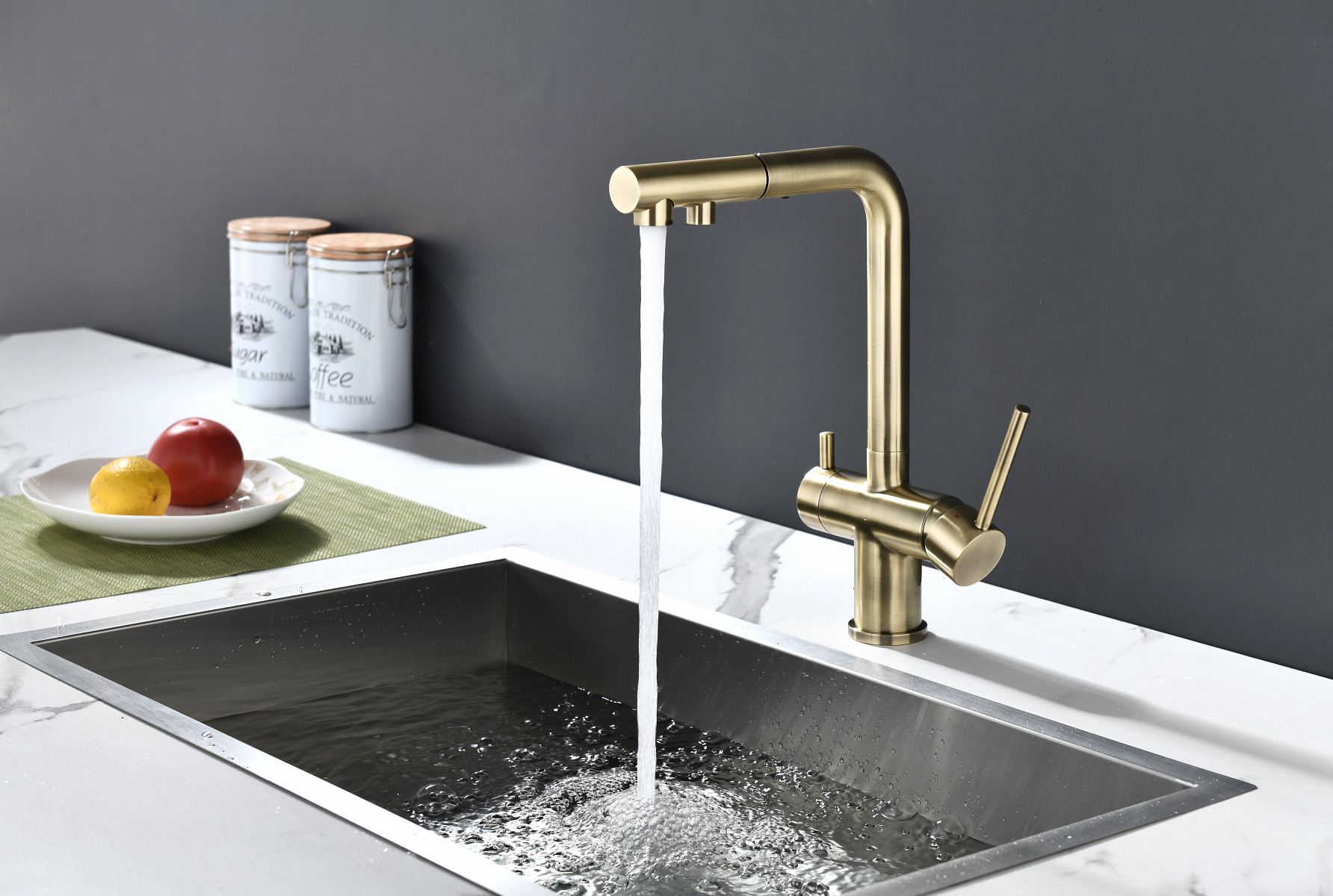 Превью картинка Смеситель для кухни Paulmark SERPENTINE Se213222-BR Бронза BR #4