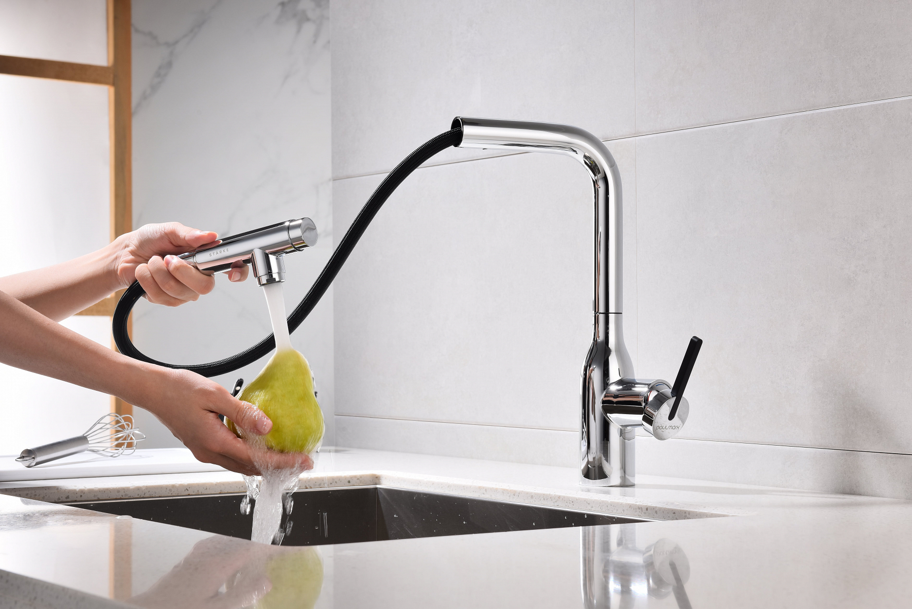 Превью картинка Смеситель для кухни Paulmark VIPER Vi213105-CR Хром CR #14