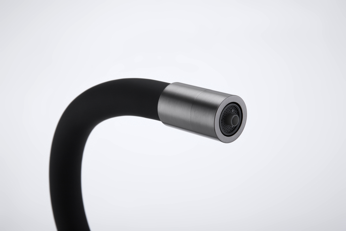 Превью картинка Смеситель для кухни Paulmark SALIX Sa213419-GM Вороненая сталь GM #10