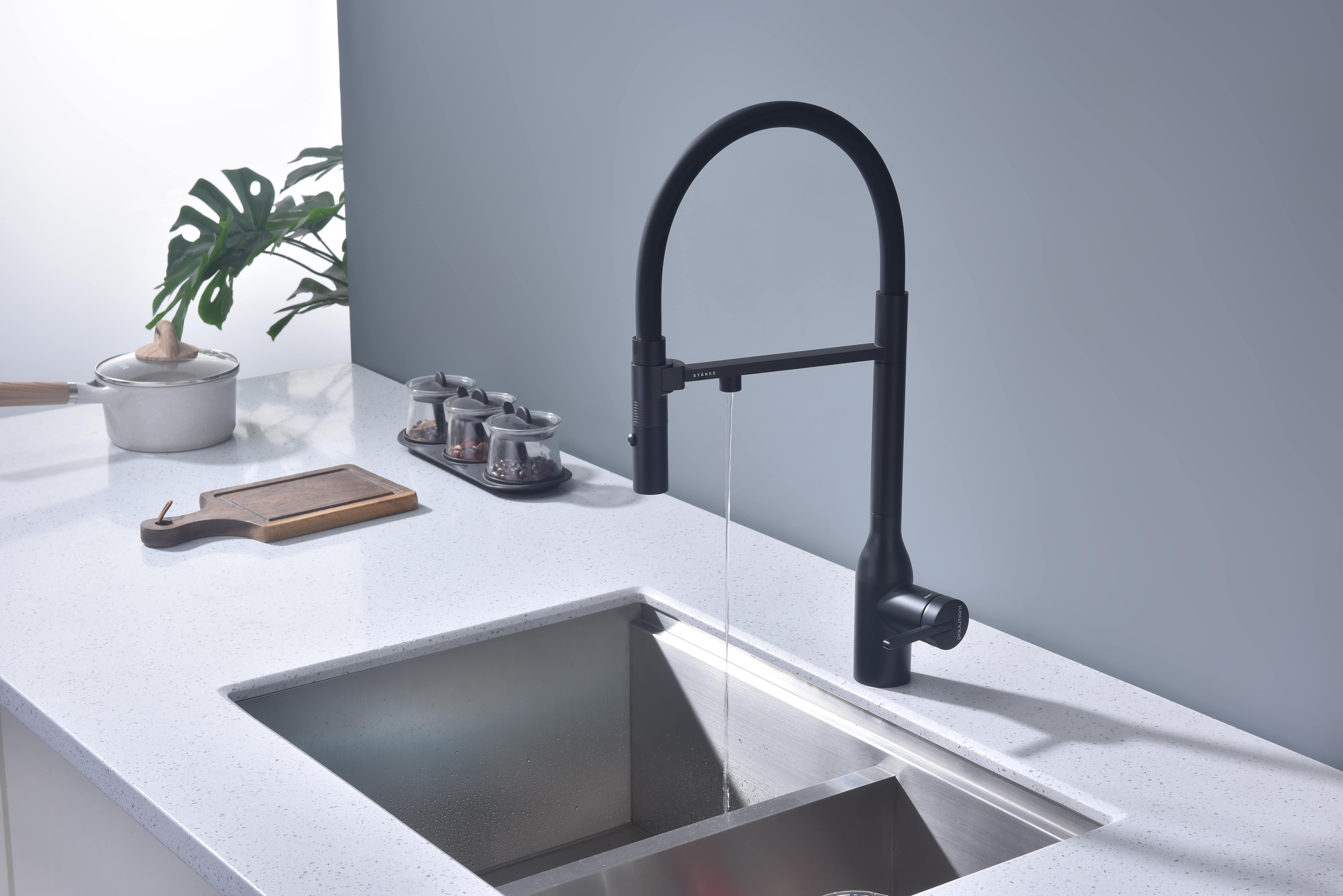 Превью картинка Смеситель для кухни Paulmark MAGNETO ONE Ma213188-AN Антрацит #5