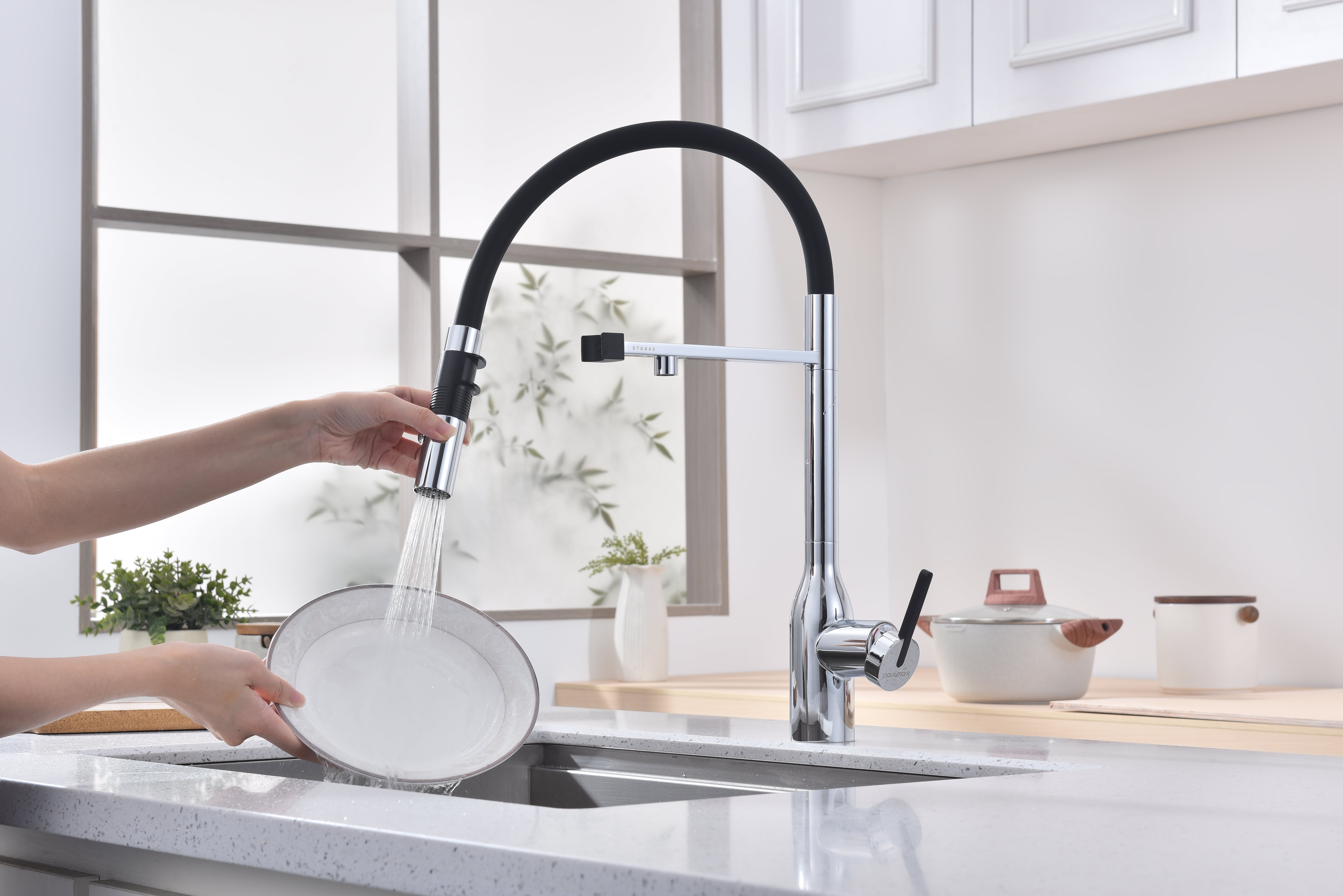 Превью картинка Смеситель для кухни Paulmark MAGNETO ONE Ma213188-CR Хром CR #9