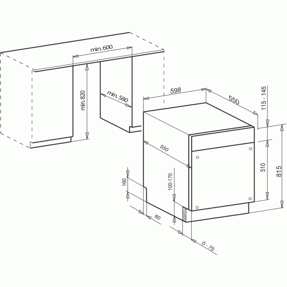 Превью картинка Посудомоечная машина 60см встраиваемая Kaiser S60 I 69 XL #5