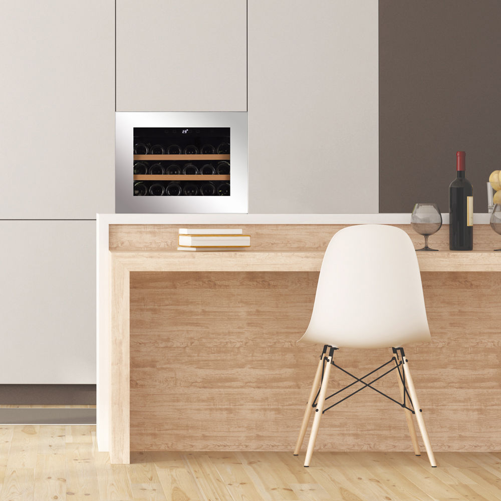 Превью картинка Шкаф винный встраиваемый Винный холодильник (шкаф) компрессорный Dunavox DAVG-18.46SS.TO #4