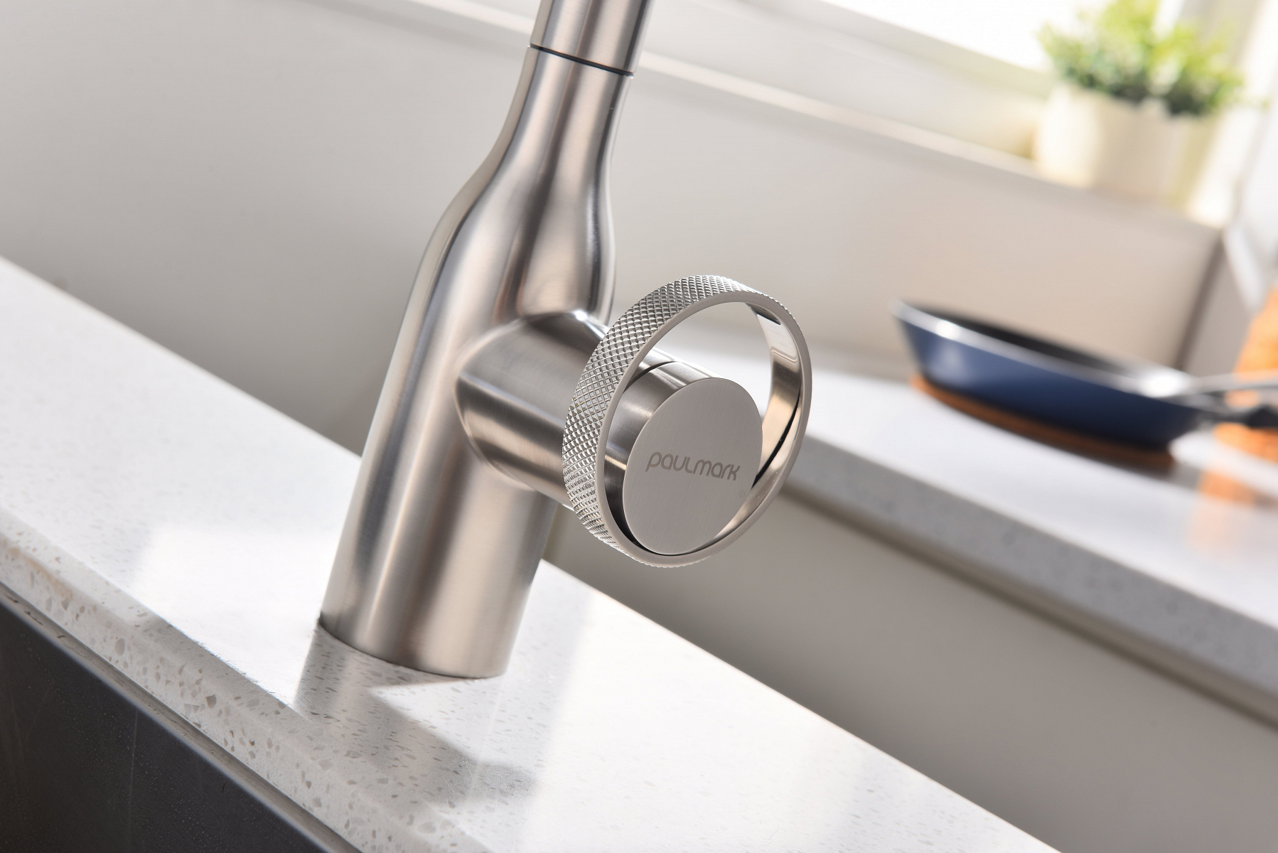 Превью картинка Смеситель для кухни Paulmark URBAN Ur213104-BS Брашированная сталь #16