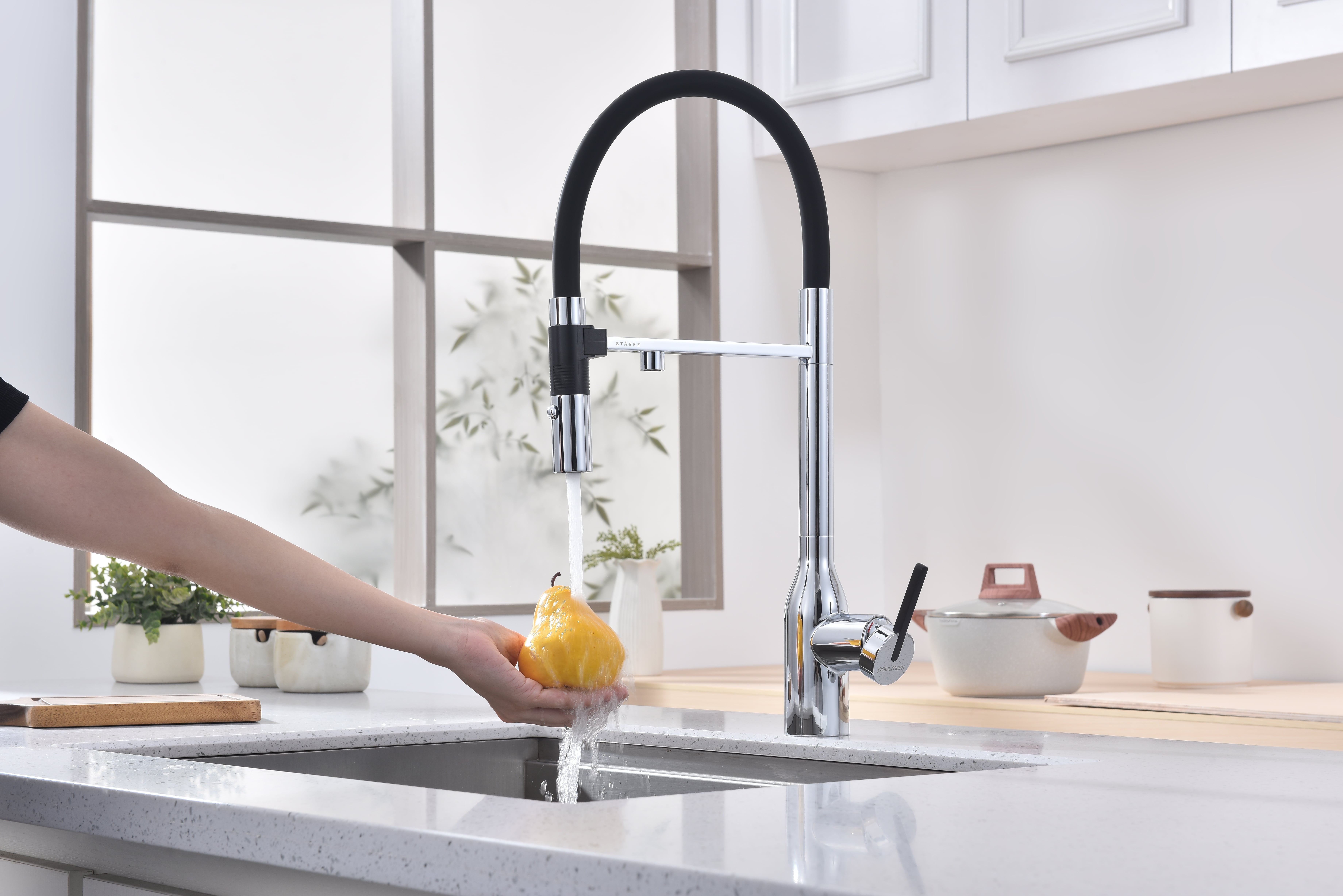 Превью картинка Смеситель для кухни Paulmark MAGNETO ONE Ma213188-CR Хром CR #8