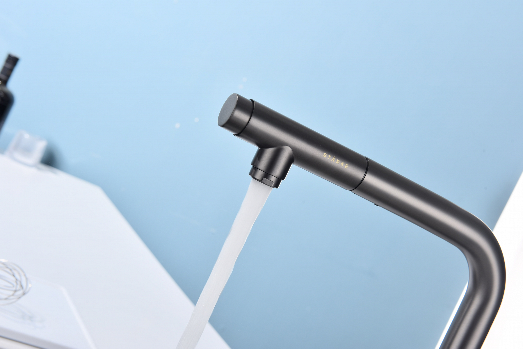 Превью картинка Смеситель для кухни Paulmark URBAN Ur213104-GM Вороненая сталь GM #10