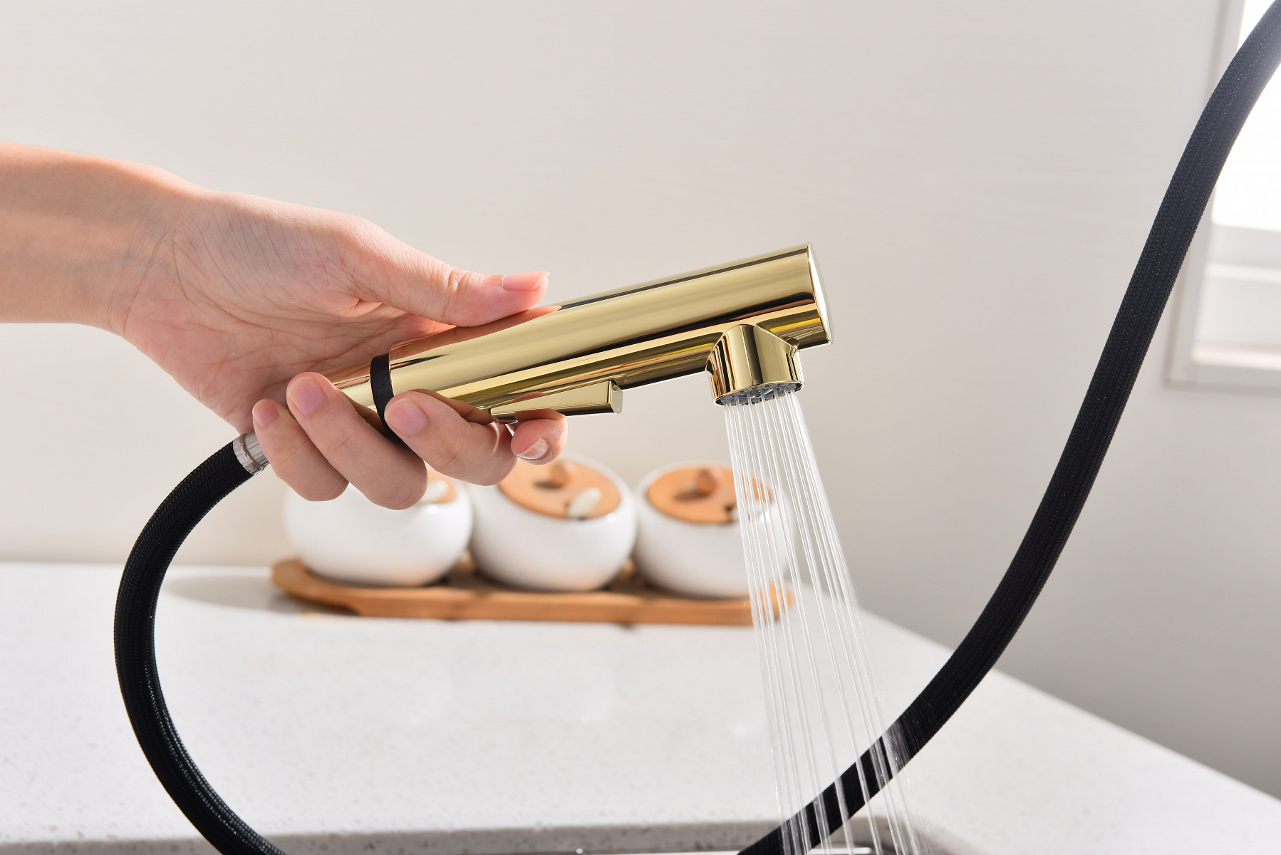 Превью картинка Смеситель для кухни Paulmark NEO Ne214419-G Золото G #9