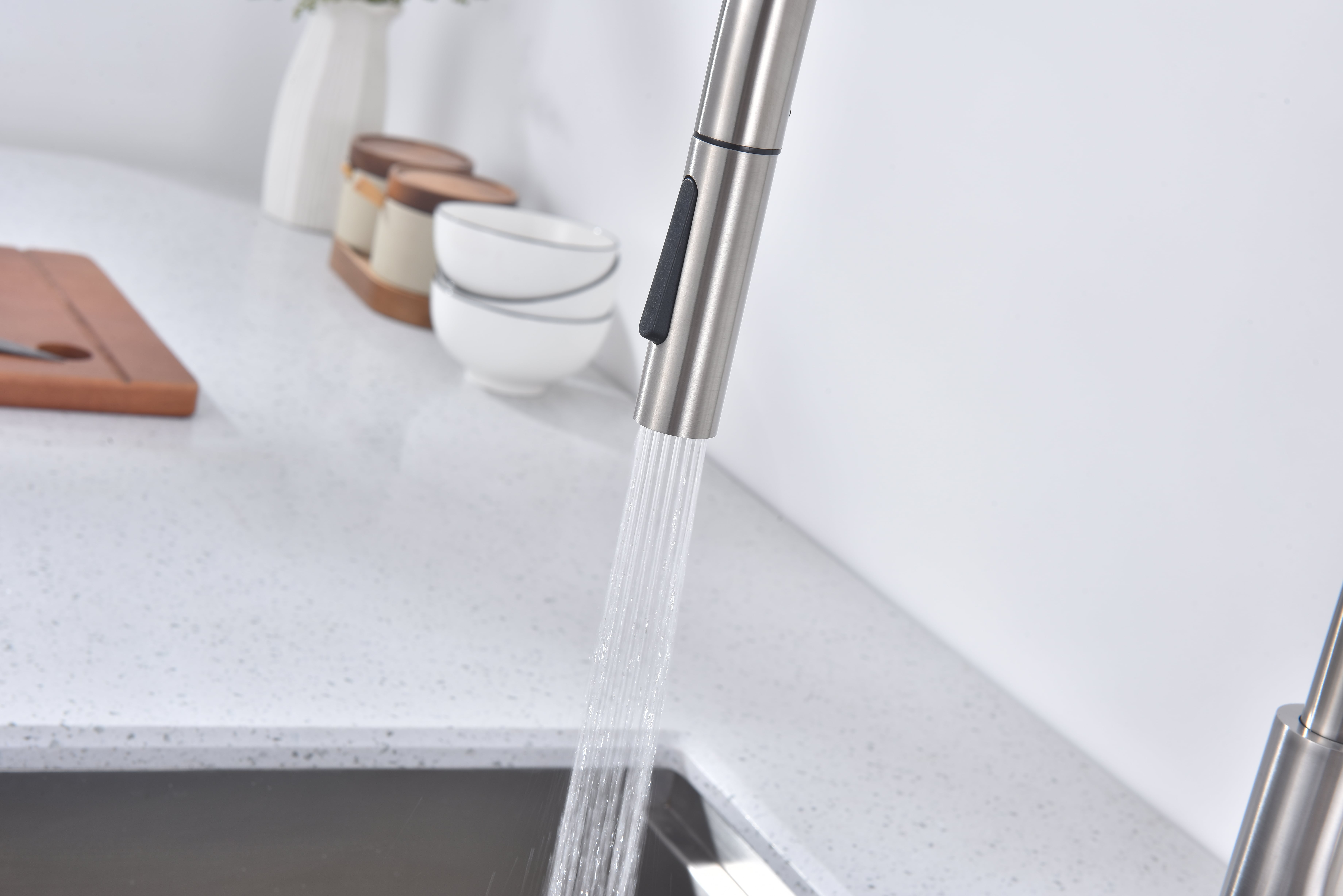 Превью картинка Смеситель для кухни Paulmark SENSO Se215180-BS Брашированная сталь #12