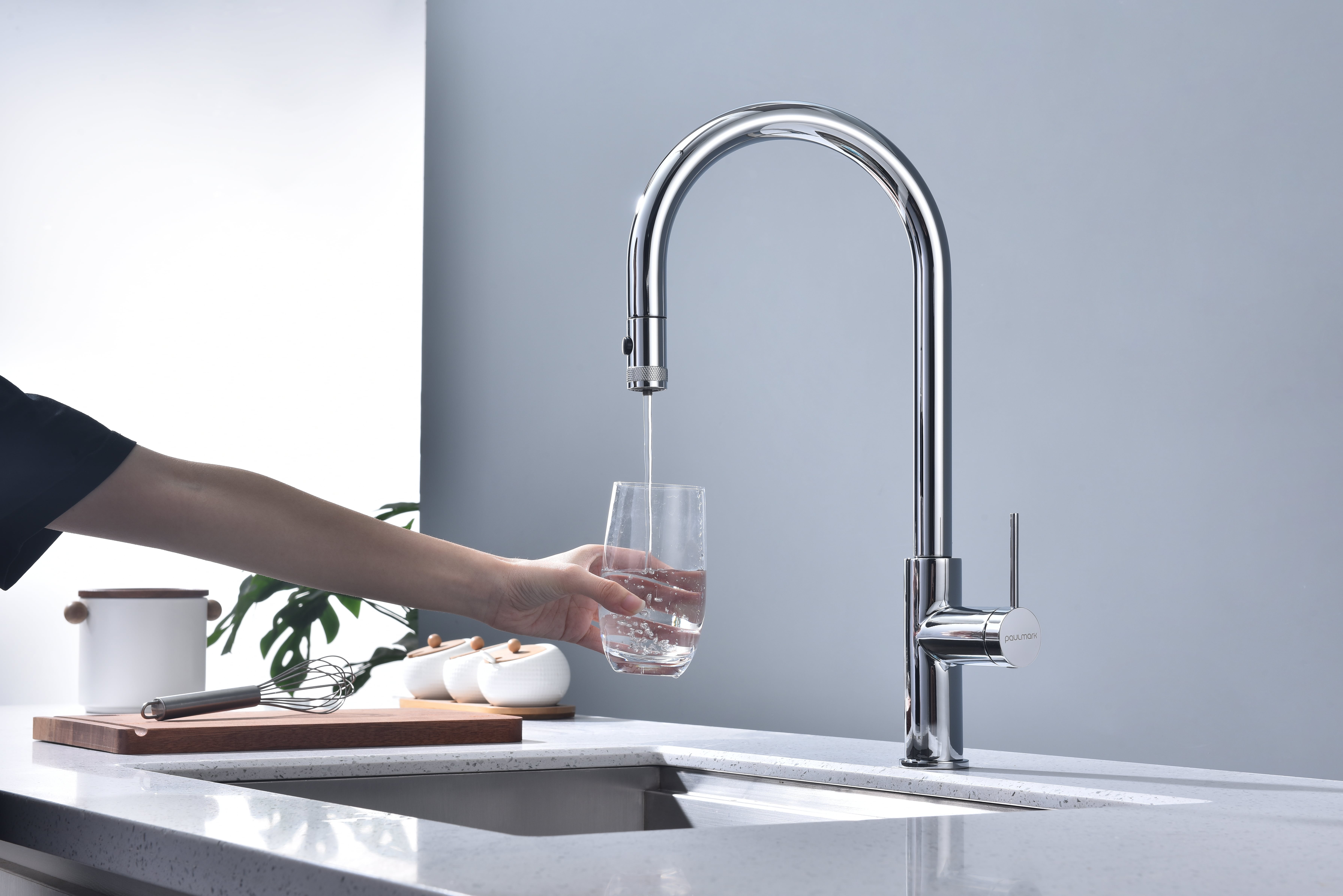 Превью картинка Смеситель для кухни Paulmark GALANT Ga213077-CR Хром CR #6