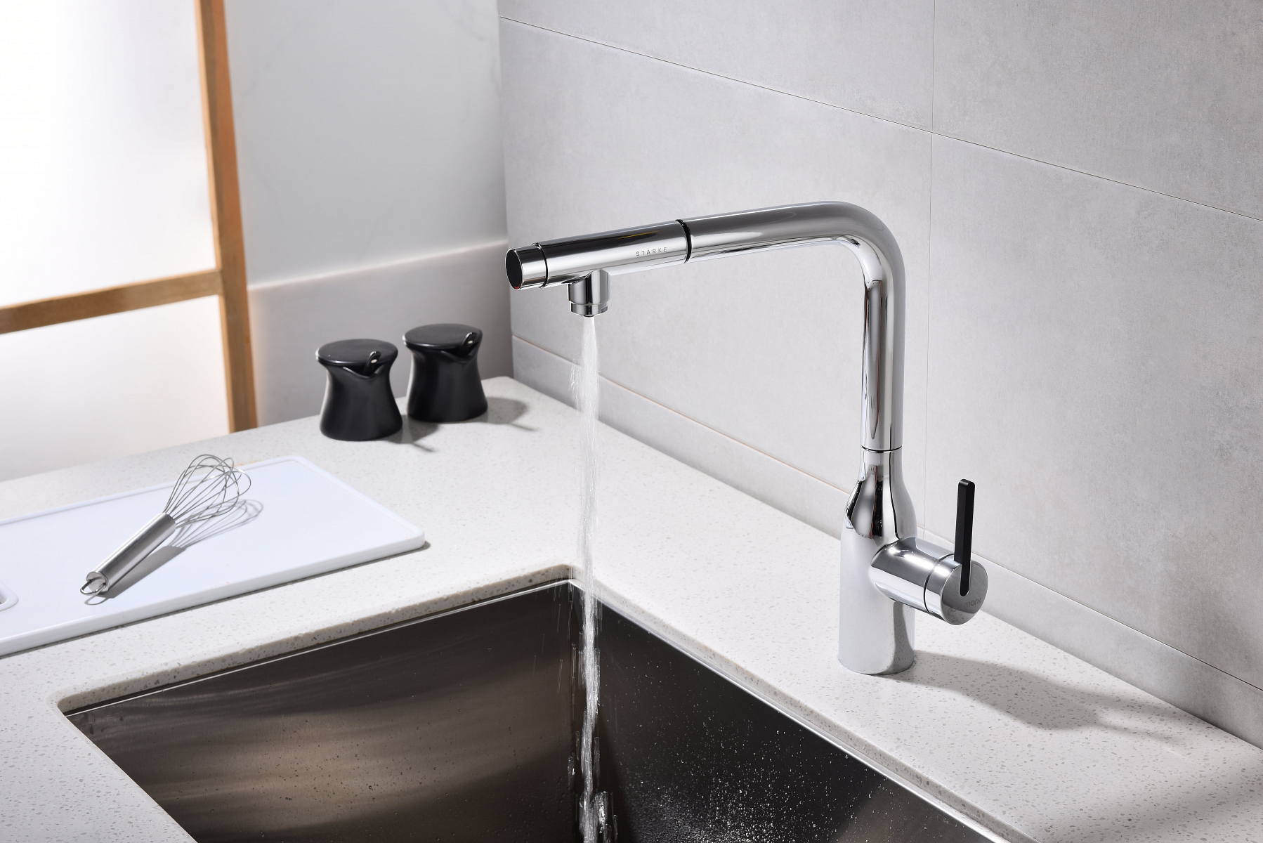 Превью картинка Смеситель для кухни Paulmark VIPER Vi213105-CR Хром CR #5