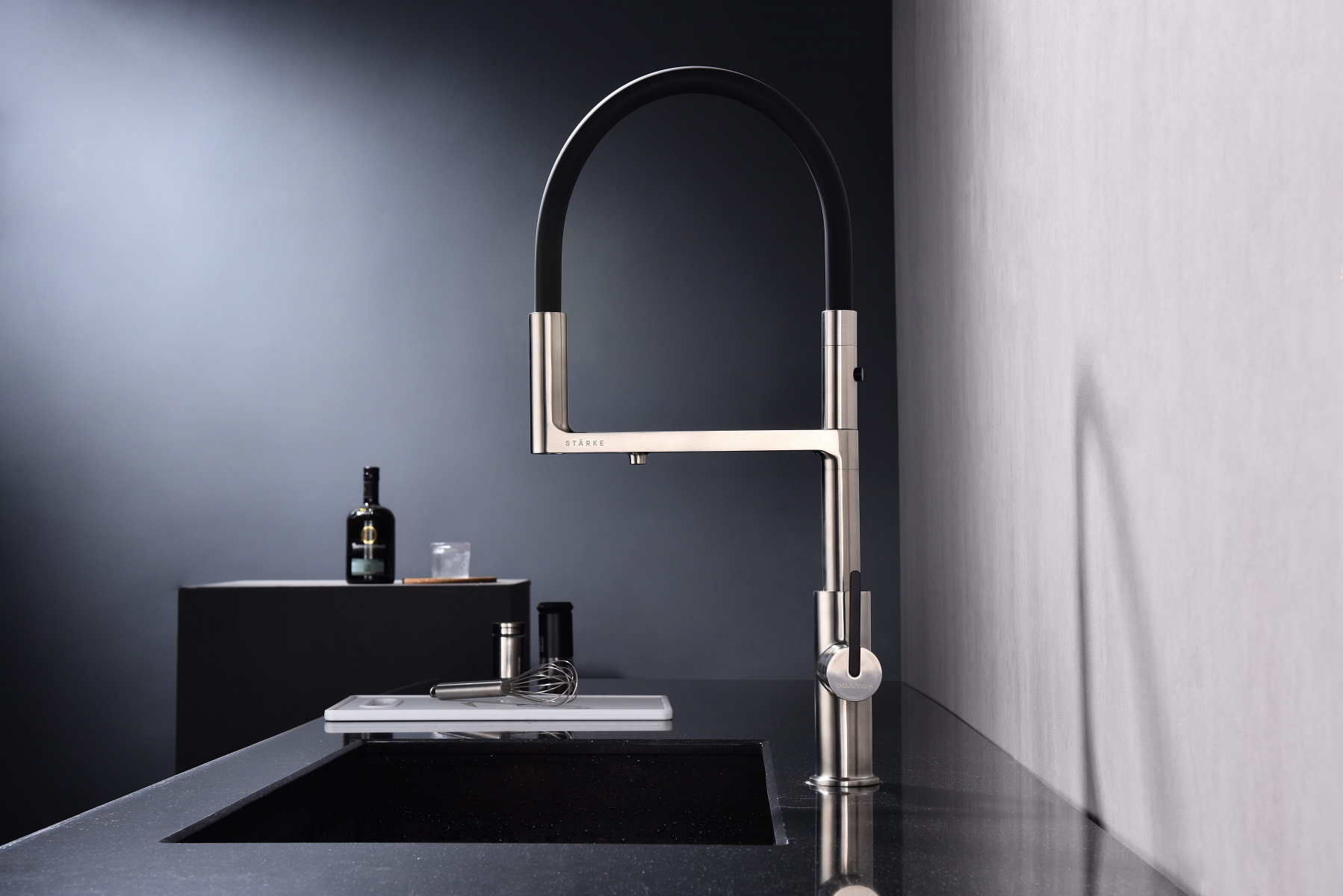 Превью картинка Смеситель для кухни Paulmark TORNADO To213402-BS Брашированная сталь #14