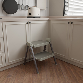 Картинка Duslar Стремянка-табурет STAGE, серый