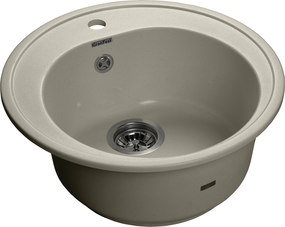 Фото Мраморная мойка GranFest RONDO 510 Топаз