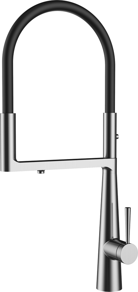 Фото Смеситель для кухни Rivelato ETERNA U-обр. гибкий излив с краном питьевой воды D-35мм brushed