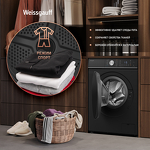 Превью картинка Стиральная машина с фронтальной загрузкой Weissgauff WMD 61211 D Inverter Steam Matt Black #22