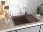 Превью картинка Кварцевая мойка Paulmark FLUGEN 50-650 PM216550-DG Графит DG #4