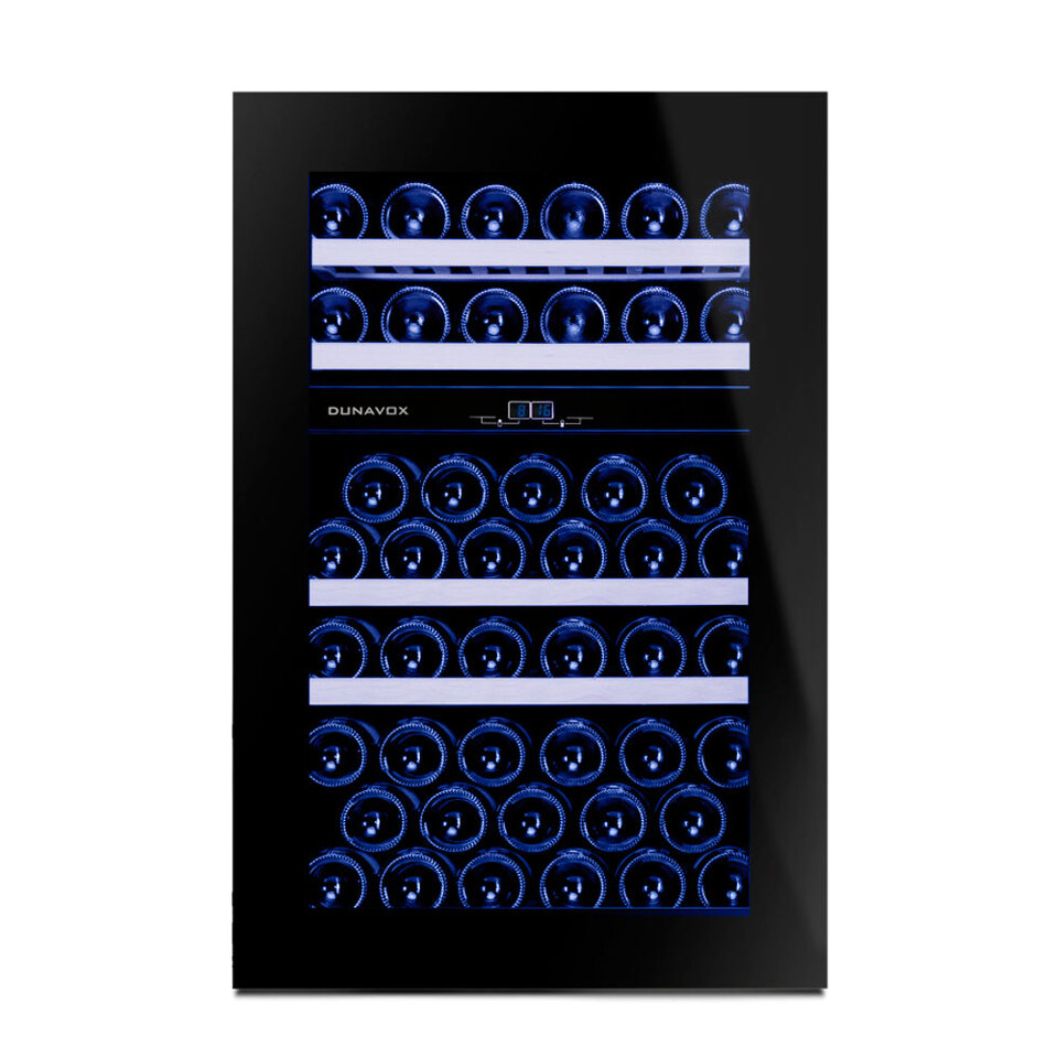 Фото Шкаф винный встраиваемый Винный холодильник (шкаф) компрессорный Dunavox DAVG-49.116DВ.TO