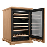 Превью картинка Шкаф винный  Meyvel Винный холодильник (шкаф) компрессорный MEYVEL MV46PRO-KBT2 (Натуральный бук) #5